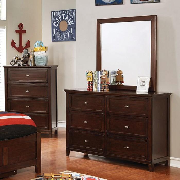 

                    
Buy Transitional Brown Cherry Solid Wood Twin Panel Bedroom Set 5PCS Furniture of America Brogan CM7517CH-T-5PCS
