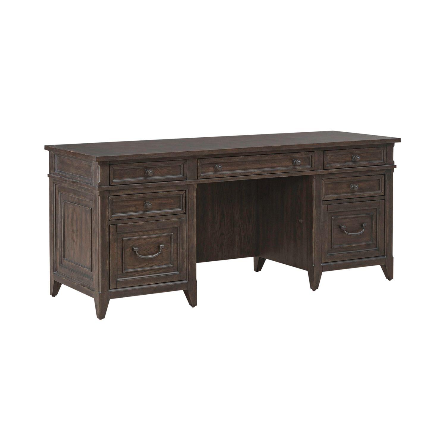 

    
Transitional Brown Executive Credenza Paradise Valley 297-HO Liberty Furniture
