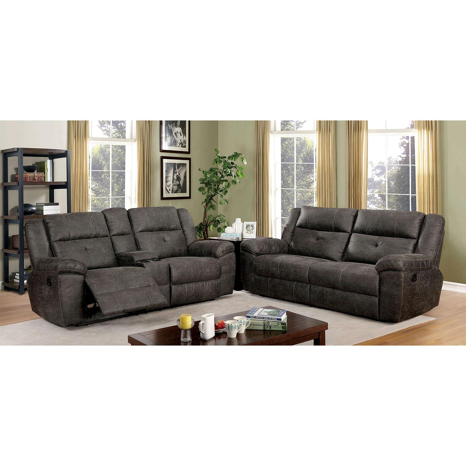 

    
Brown Fabric Reclining Loveseat CHICHESTER CM6943-LV FoA Group Transitional
