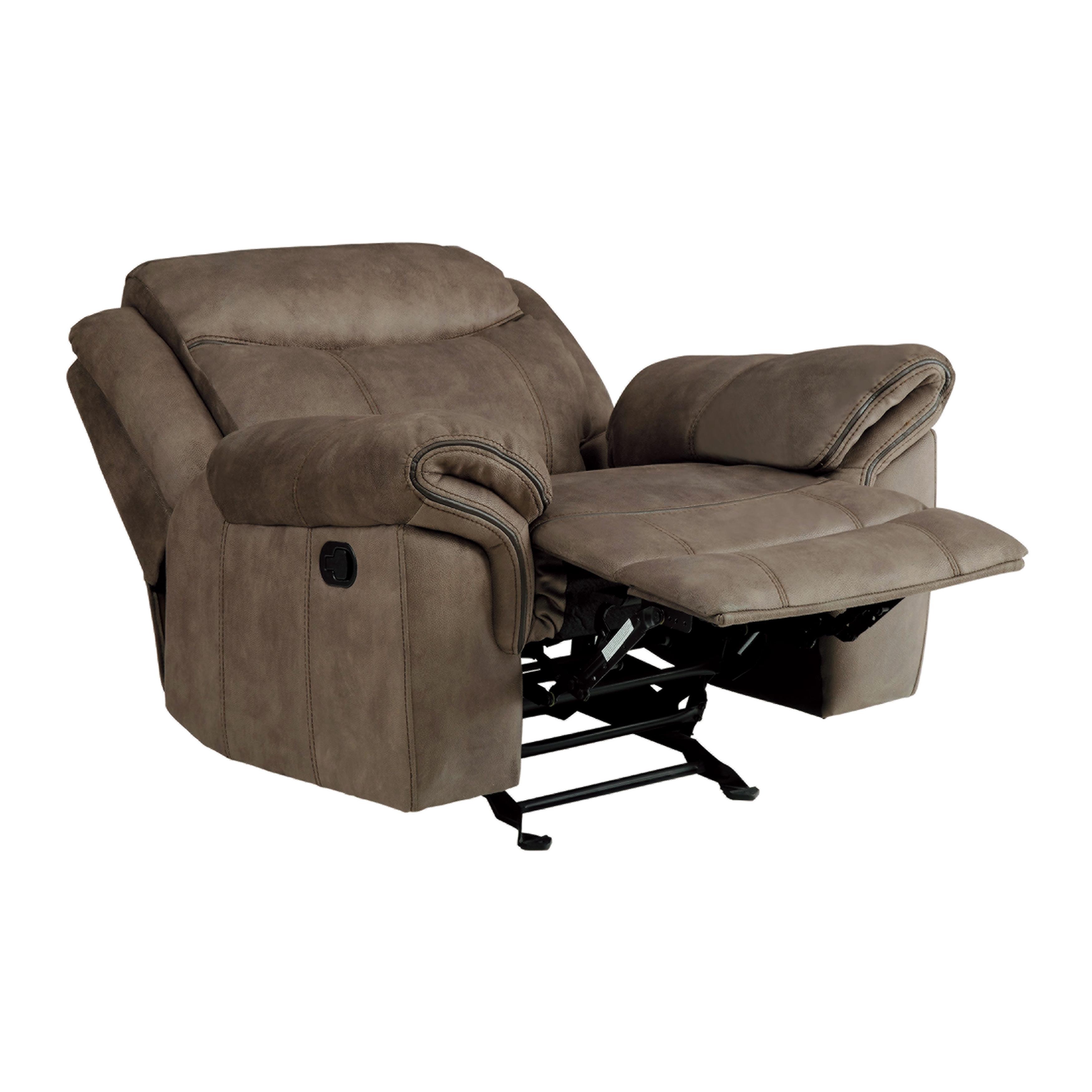 

    
Homelegance 8206NF-1 Aram Reclining Chair Brown 8206NF-1
