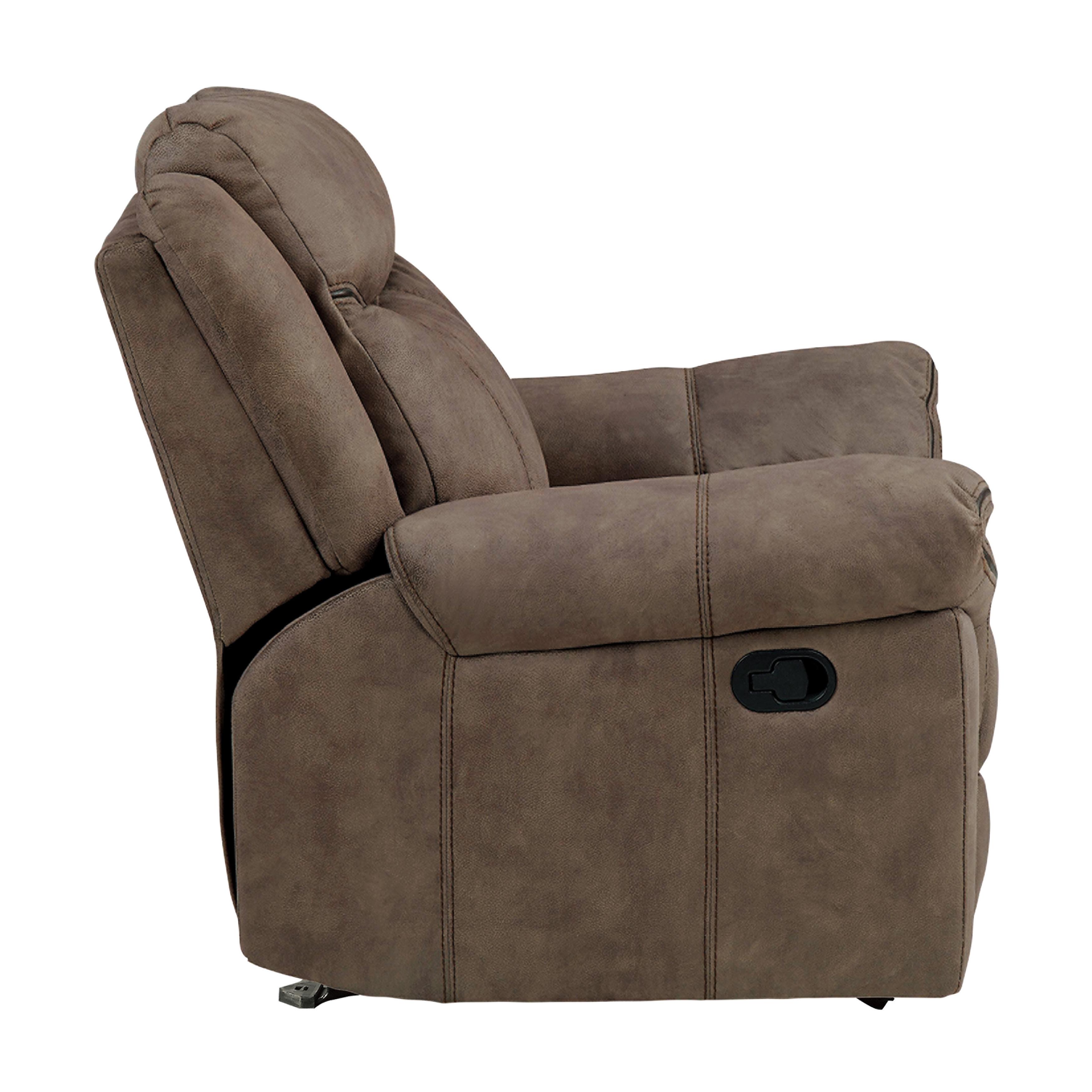 

                    
Homelegance 8206NF-1 Aram Reclining Chair Brown Faux Leather Purchase 
