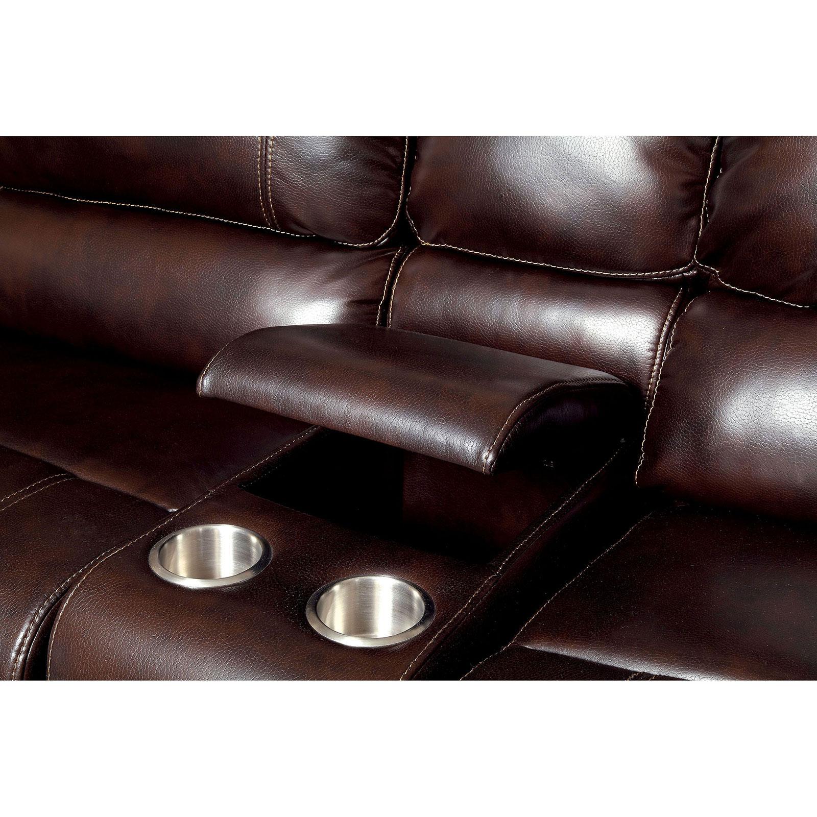 

    
Furniture of America Estrella Reclining Sectional Brown CM6131BR-SEC
