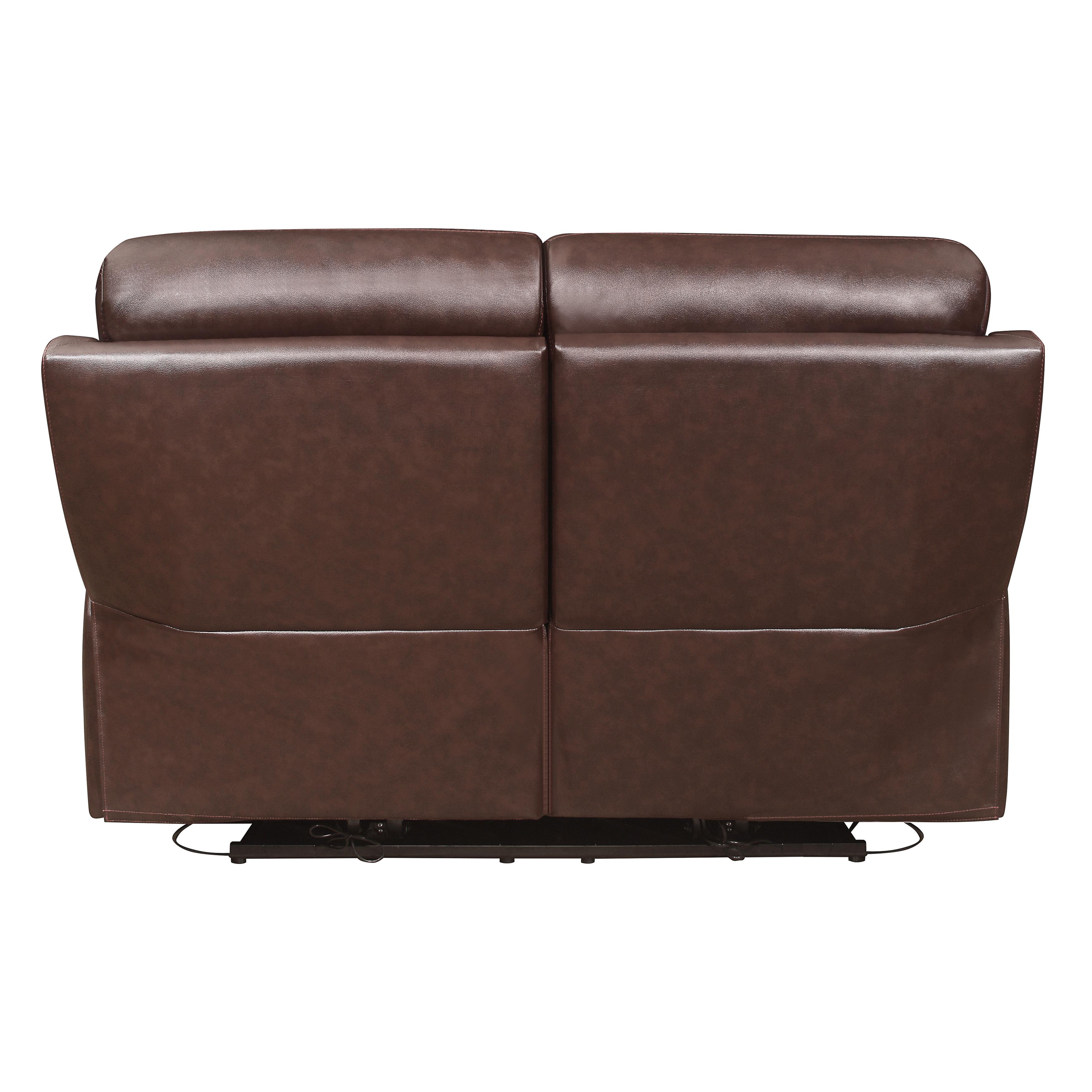 

                    
Homelegance 9445BR-2PWH Armando Power Reclining Loveseat Brown Leather Purchase 
