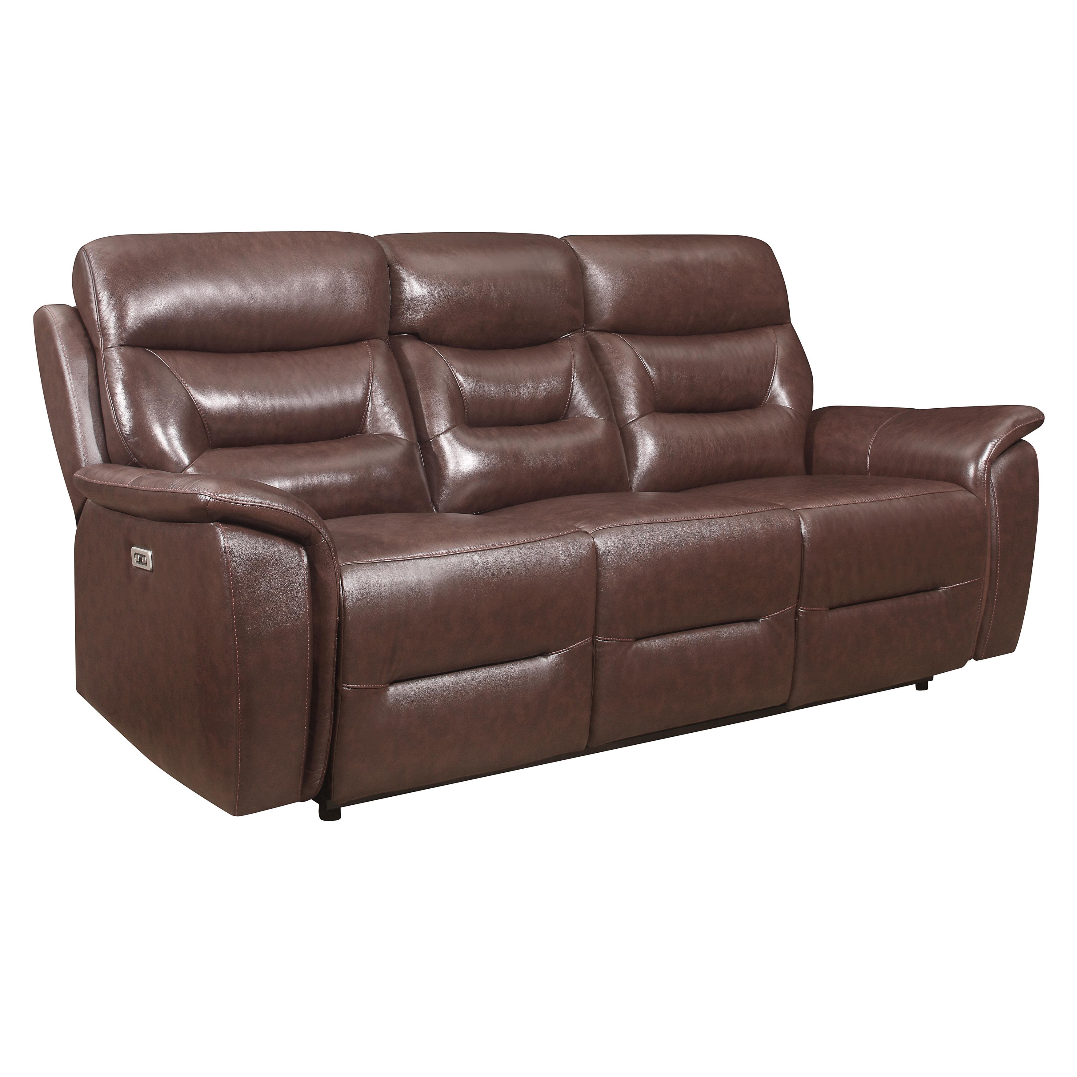 

    
Homelegance 9445BR-PWH-2PC Armando Power Reclining Set Brown 9445BR-PWH-2PC
