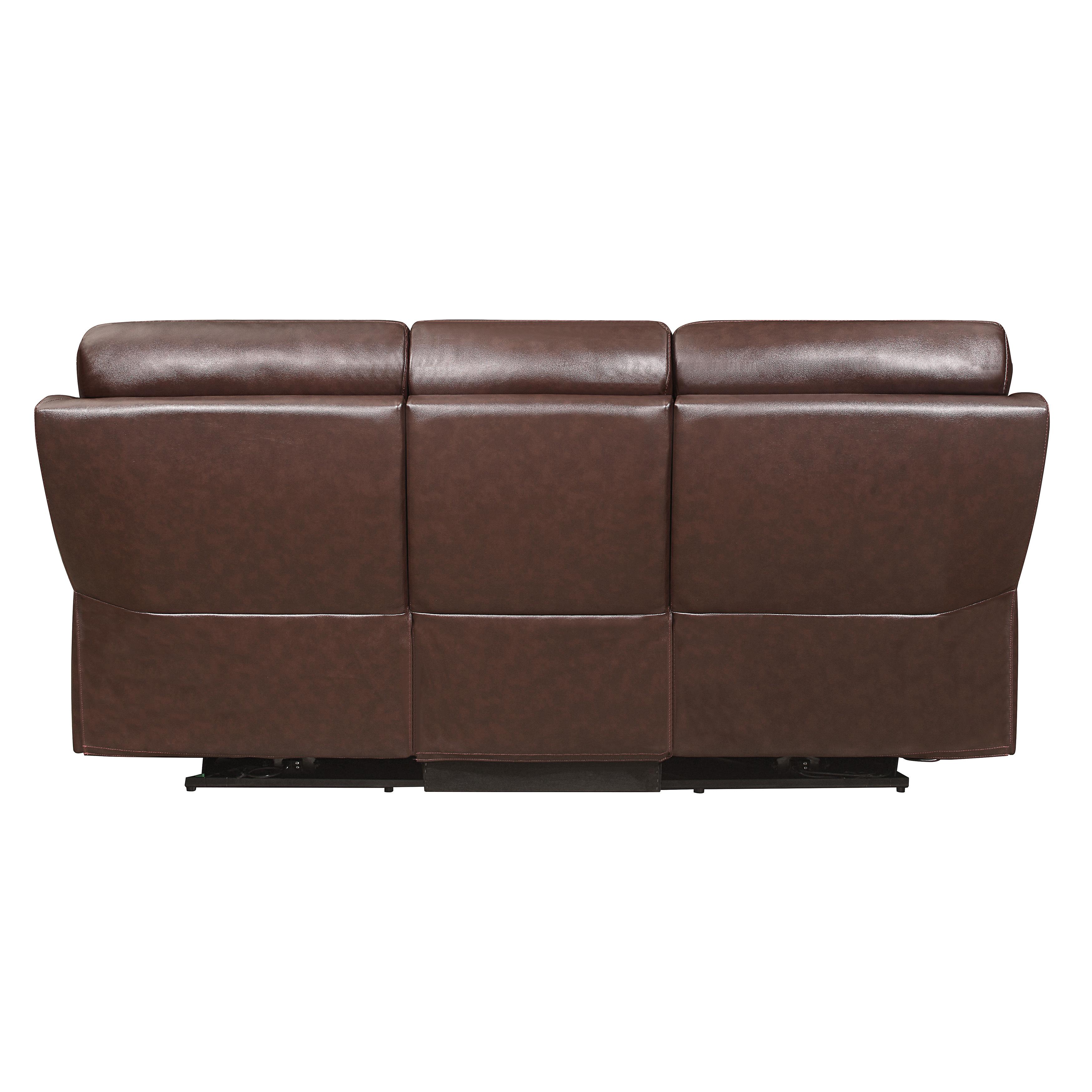 

                    
Homelegance 9445BR-3PWH Armando Power Reclining Sofa Brown Leather Purchase 
