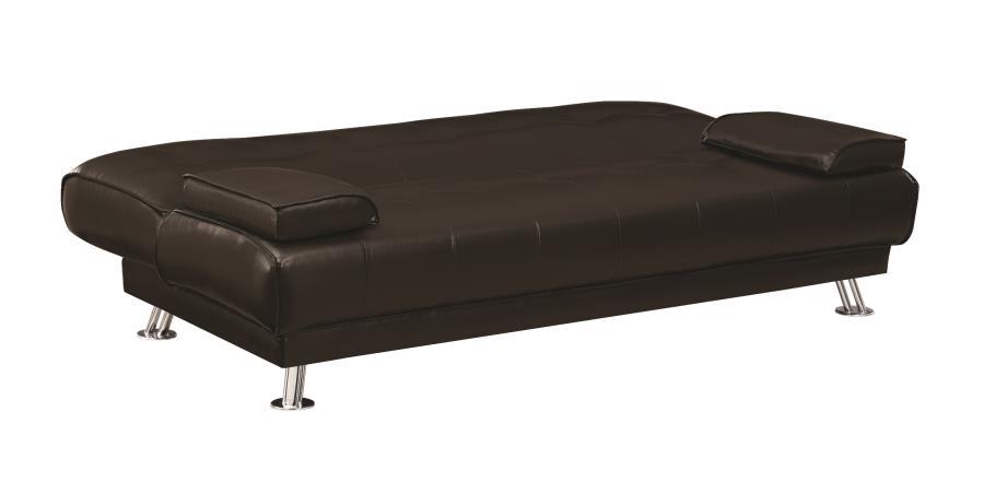 

    
Transitional Brown Leatherette Sofa Bed Coaster 300148 Pierre
