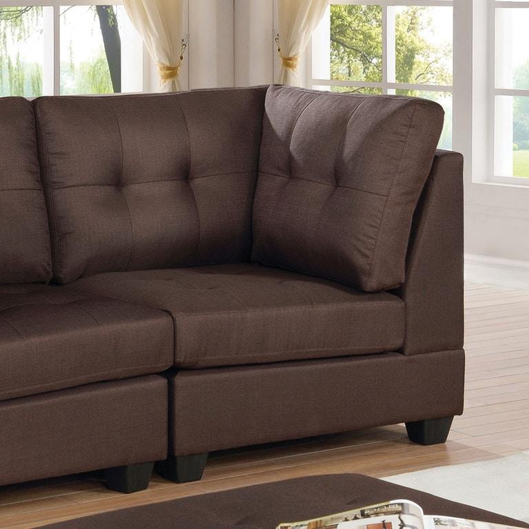 

    
Furniture of America CM6957BR-LV Pencoed Loveseat Brown CM6957BR-LV
