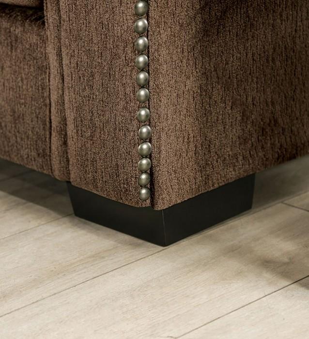 

                    
Furniture of America SM1216-LV Laredo Loveseat Brown Linen-like Fabric Purchase 
