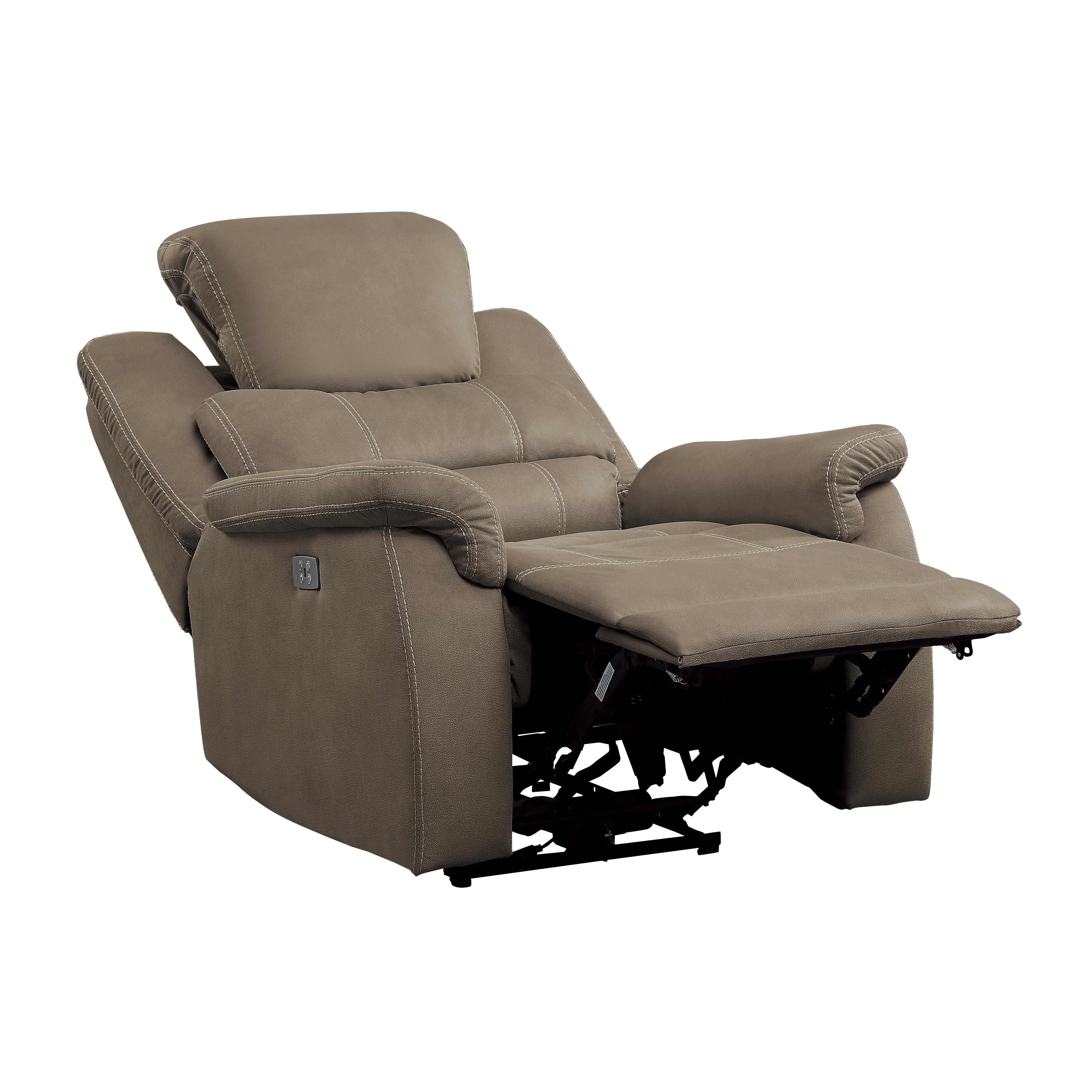

                    
Homelegance 9848BR-1PWH Shola Power Reclining Chair Brown Microfiber Purchase 
