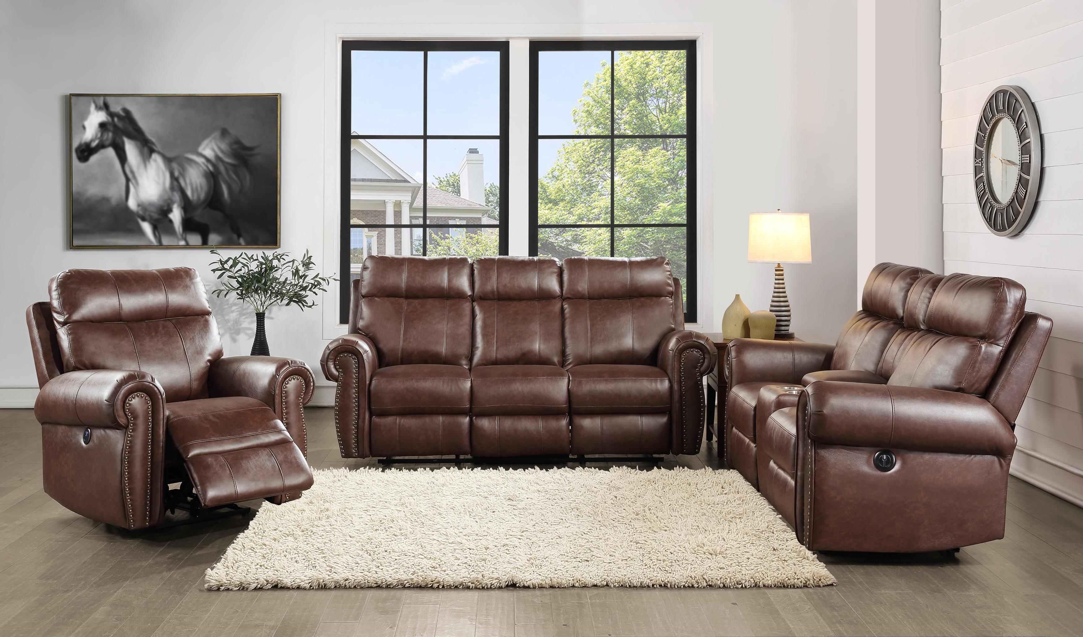 

    
9488BR-2PW Transitional Brown Microfiber Power Reclining Loveseat Homelegance 9488BR-2PW Granville
