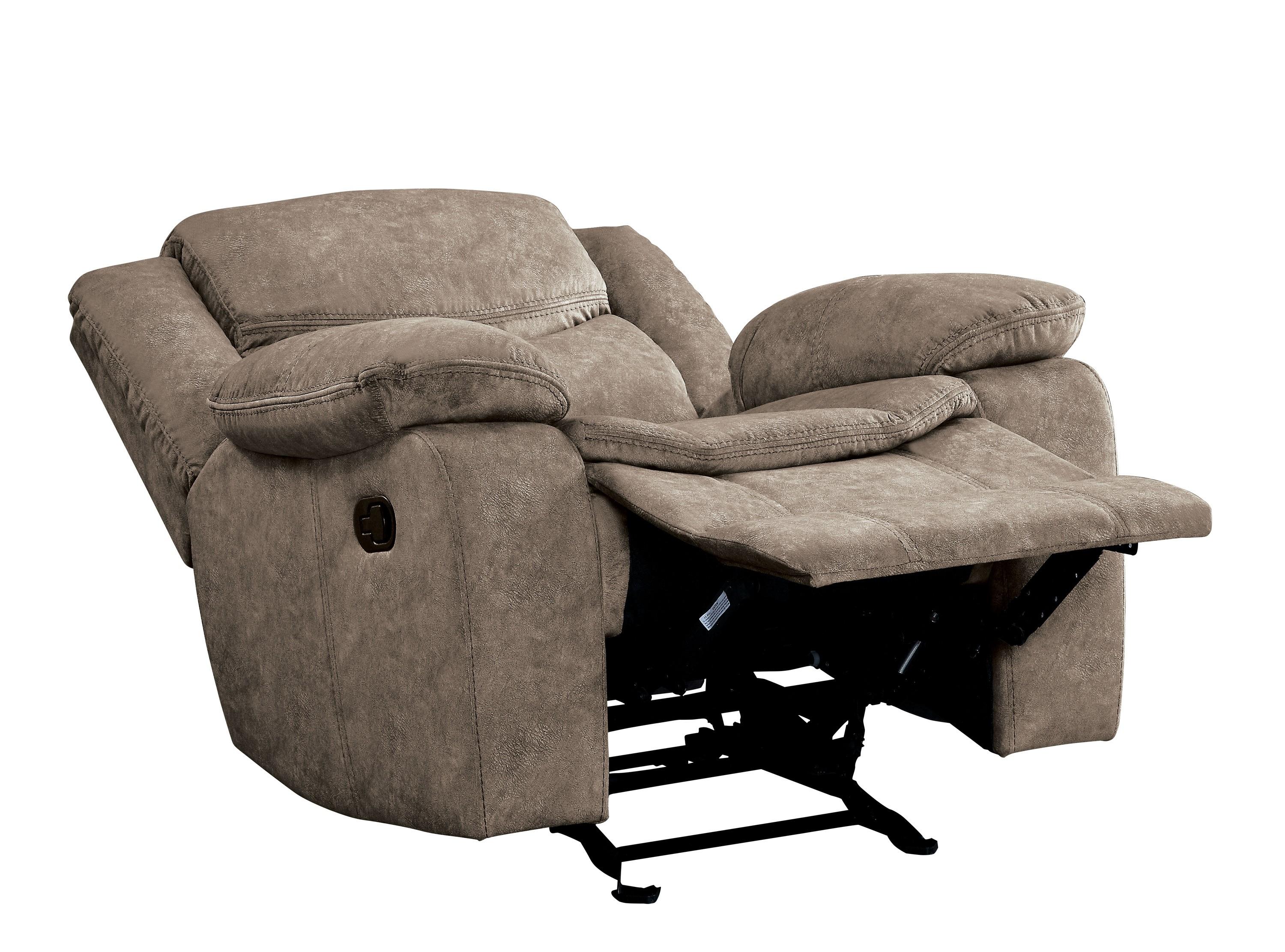 

    
Homelegance 8230FBR-1 Bastrop Reclining Chair Brown 8230FBR-1
