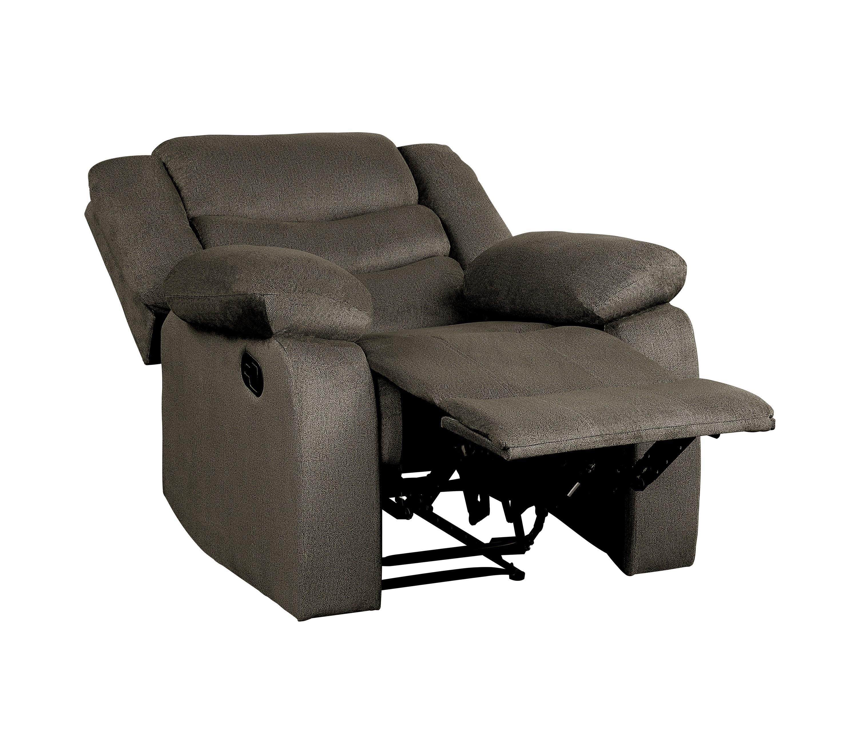 

    
Homelegance 9526BR-1 Discus Reclining Chair Brown 9526BR-1
