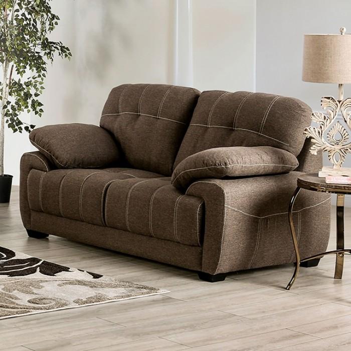 

    
Transitional Brown Solid Wood Loveseat Furniture of America Canby EM6722BR-LV-L
