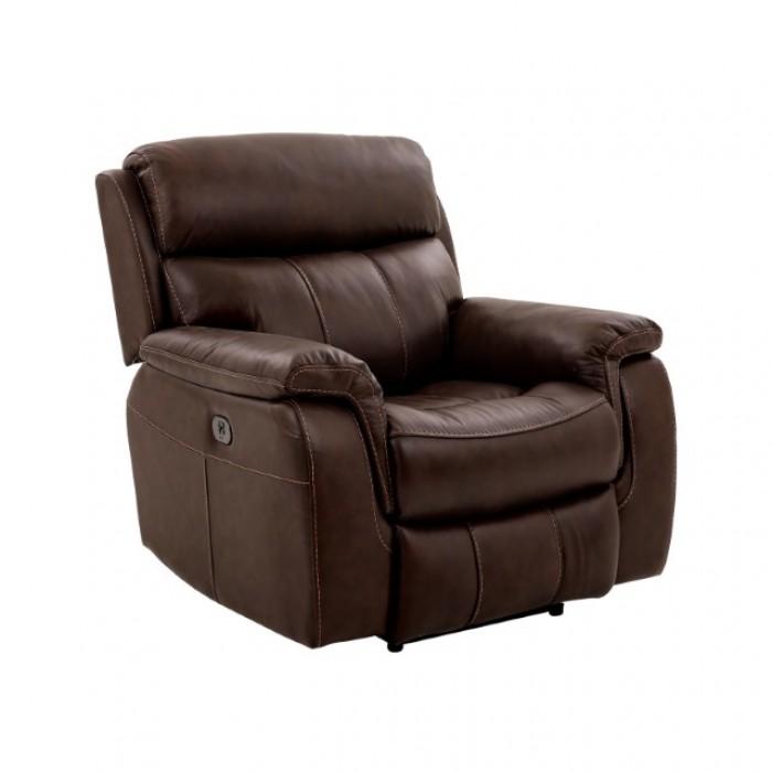 Transitional Power Reclining Chair Antenor Power Reclining Chair CM9926MB-CH-PM-C CM9926MB-CH-PM-C in Brown 