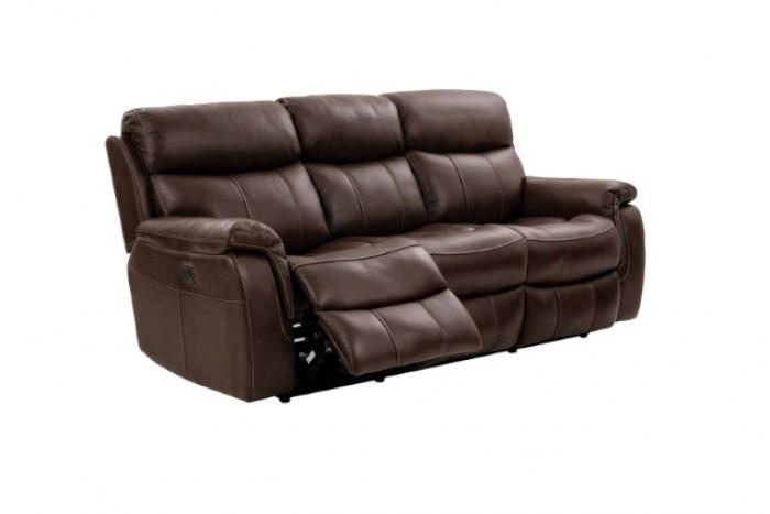 

                    
Furniture of America Antenor Power Reclining Living Room Set 2PCS CM9926MB-SF-PM-S-2PCS Power Reclining Living Room Set Brown Top Grain Leather Match Purchase 
