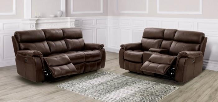 

    
Transitional Brown Solid Wood Power Reclining Living Room Set 2PCS Furniture of America Antenor CM9926MB-SF-PM-S-2PCS
