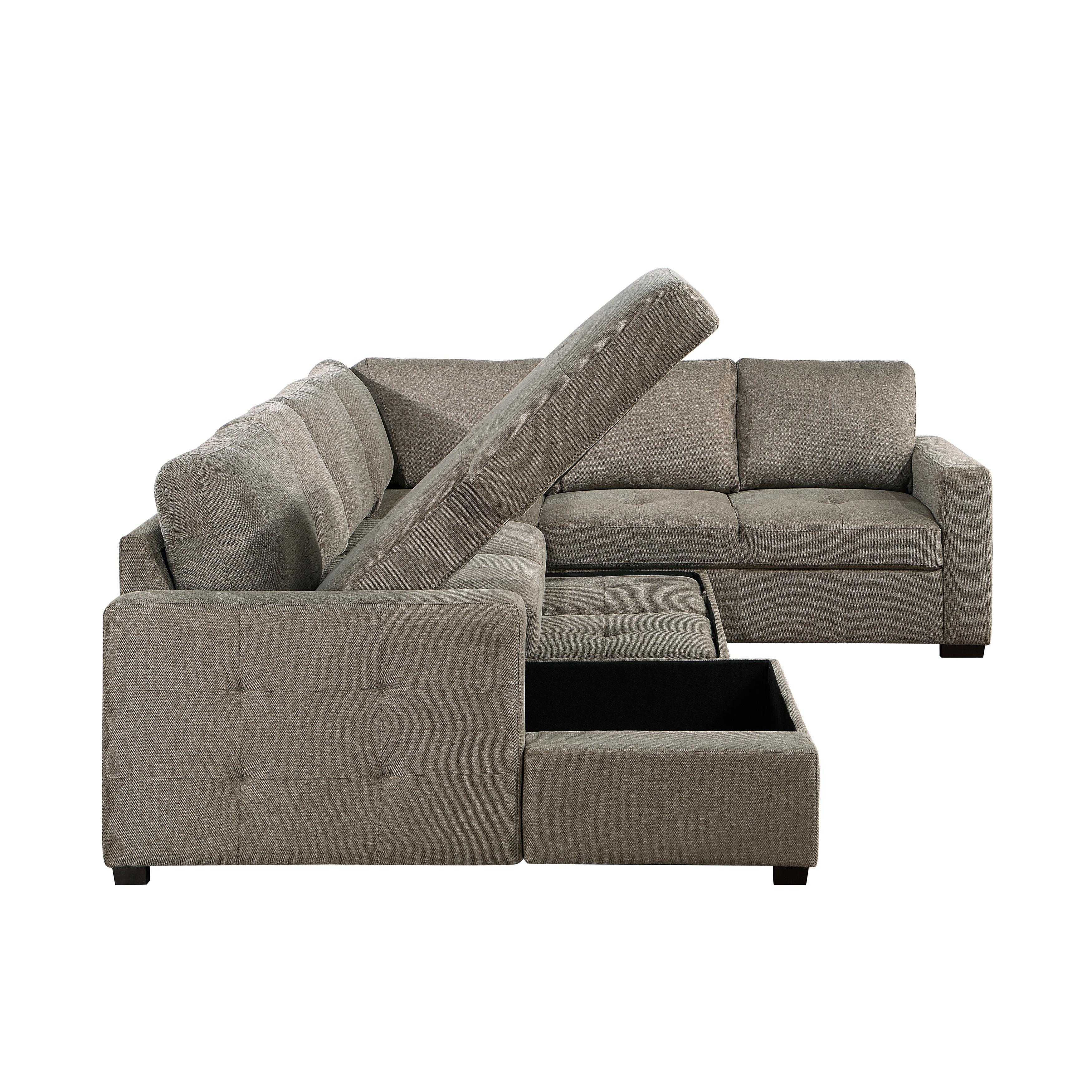 

    
9206BR*3LC3R Transitional Brown Textured LHC 3-Piece Sectional Homelegance 9206BR*3LC3R Elton
