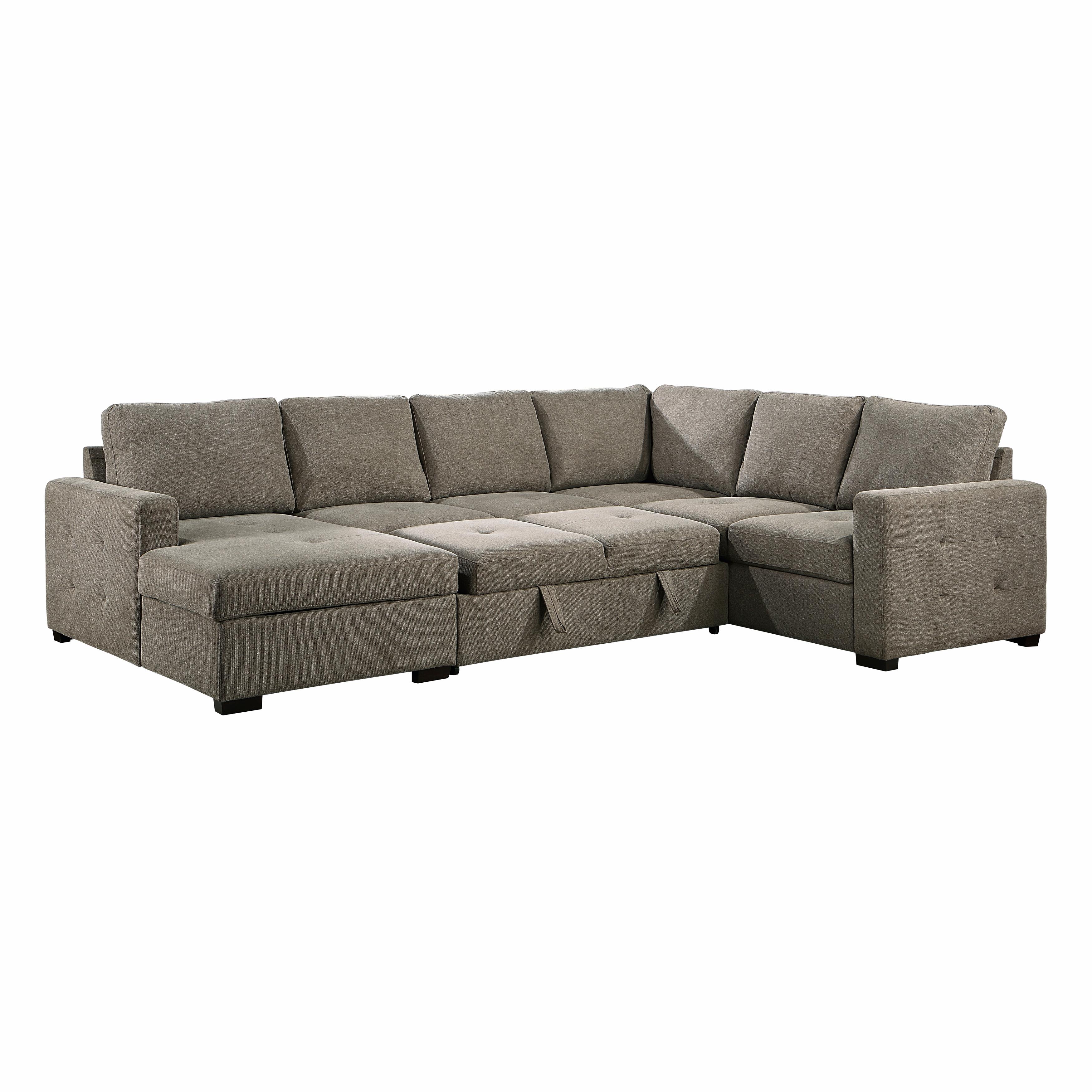 

                    
Homelegance 9206BR*3LC3R Elton Sectional Brown Textured Purchase 
