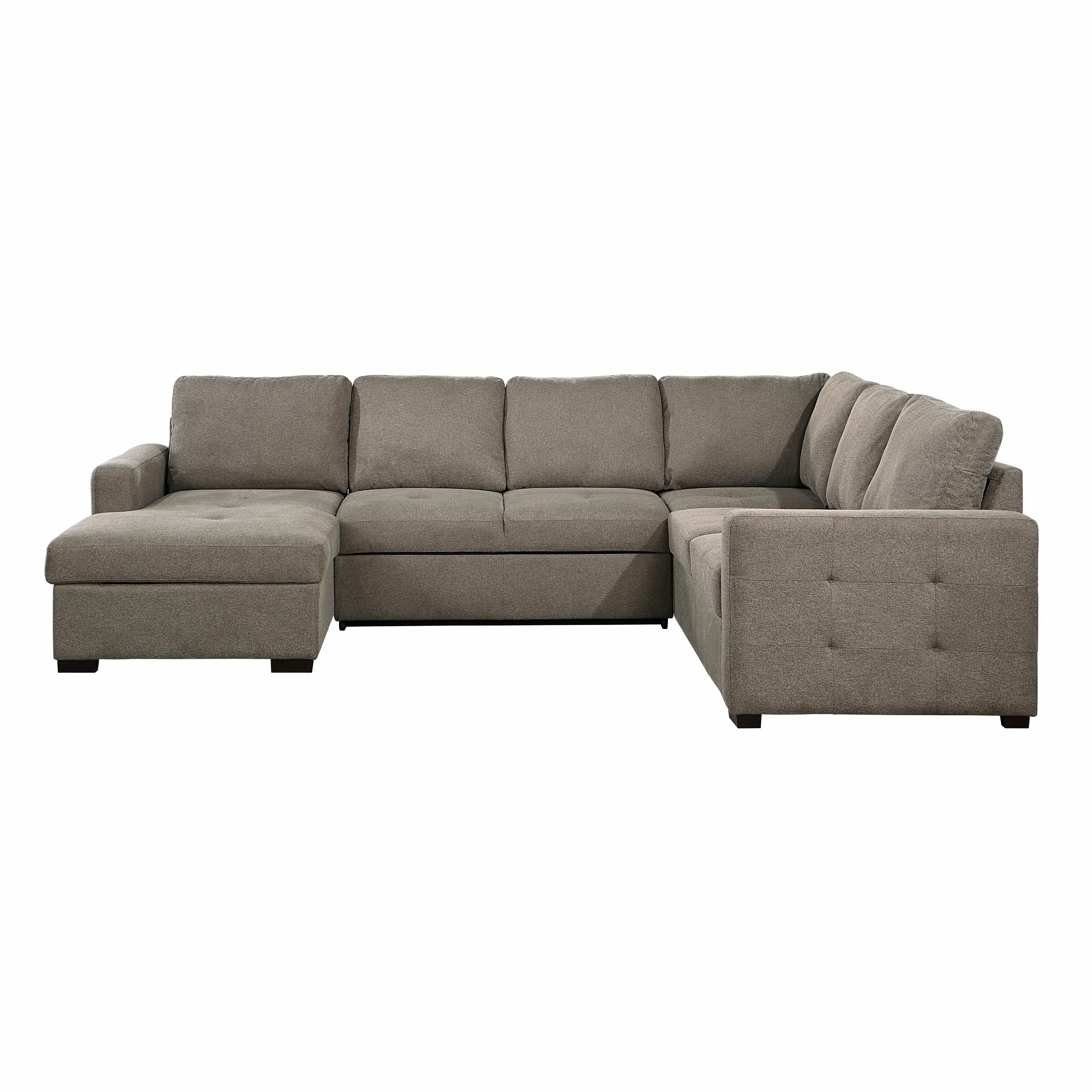 Transitional Sectional 9206BR*3LC3R Elton 9206BR*3LC3R in Brown 