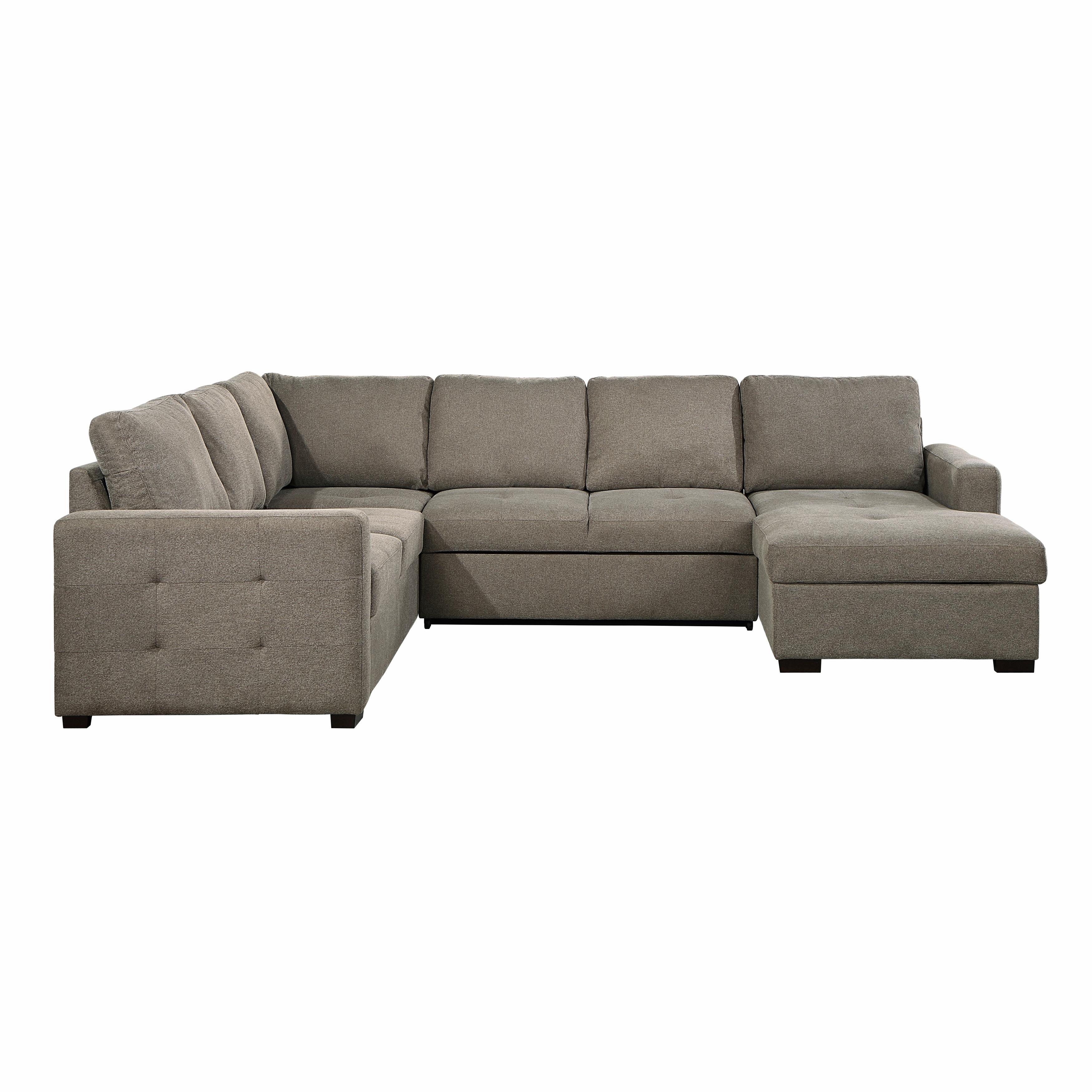 Transitional Sectional 9206BR*33LRC Elton 9206BR*33LRC in Brown 