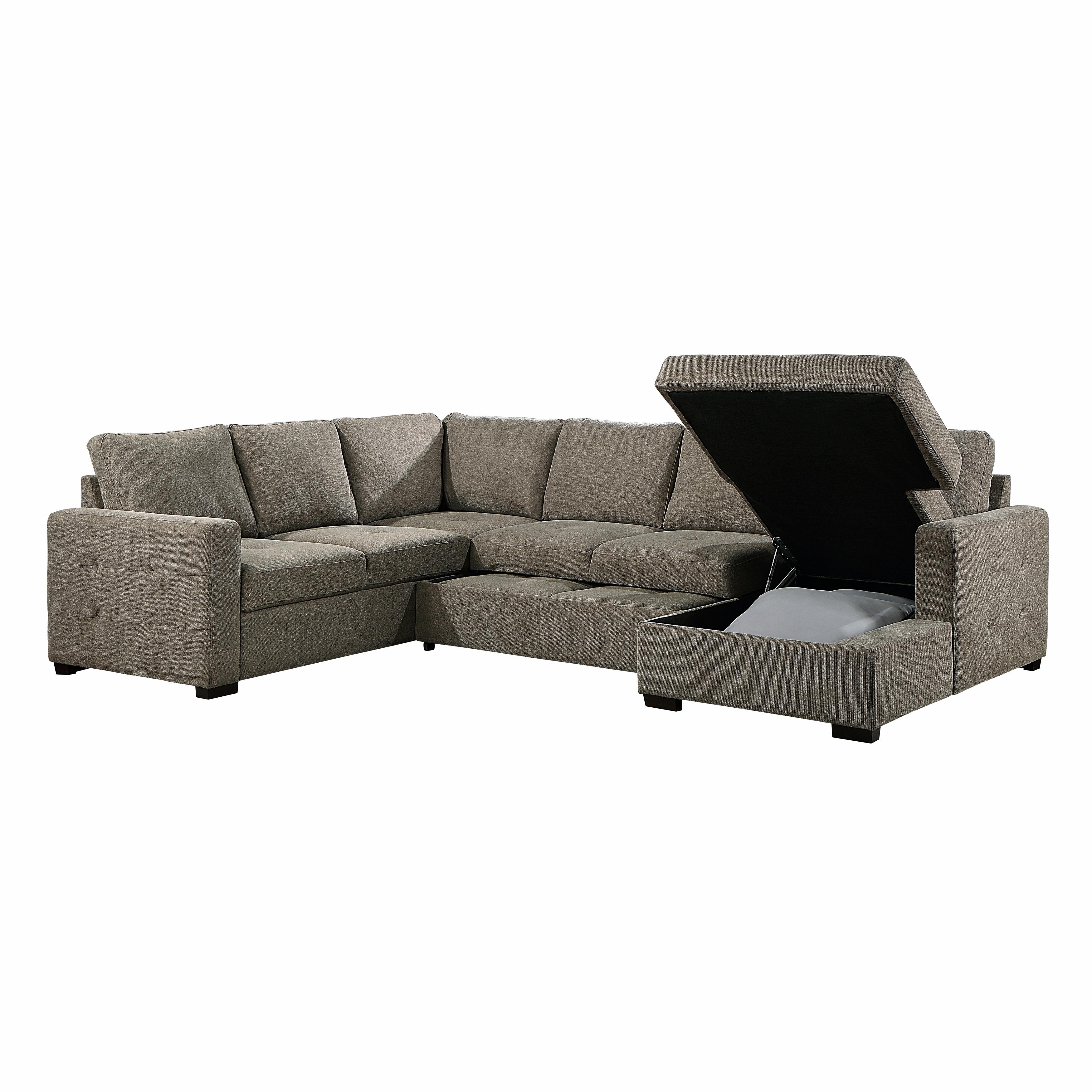 

                    
Homelegance 9206BR*33LRC Elton Sectional Brown Textured Purchase 
