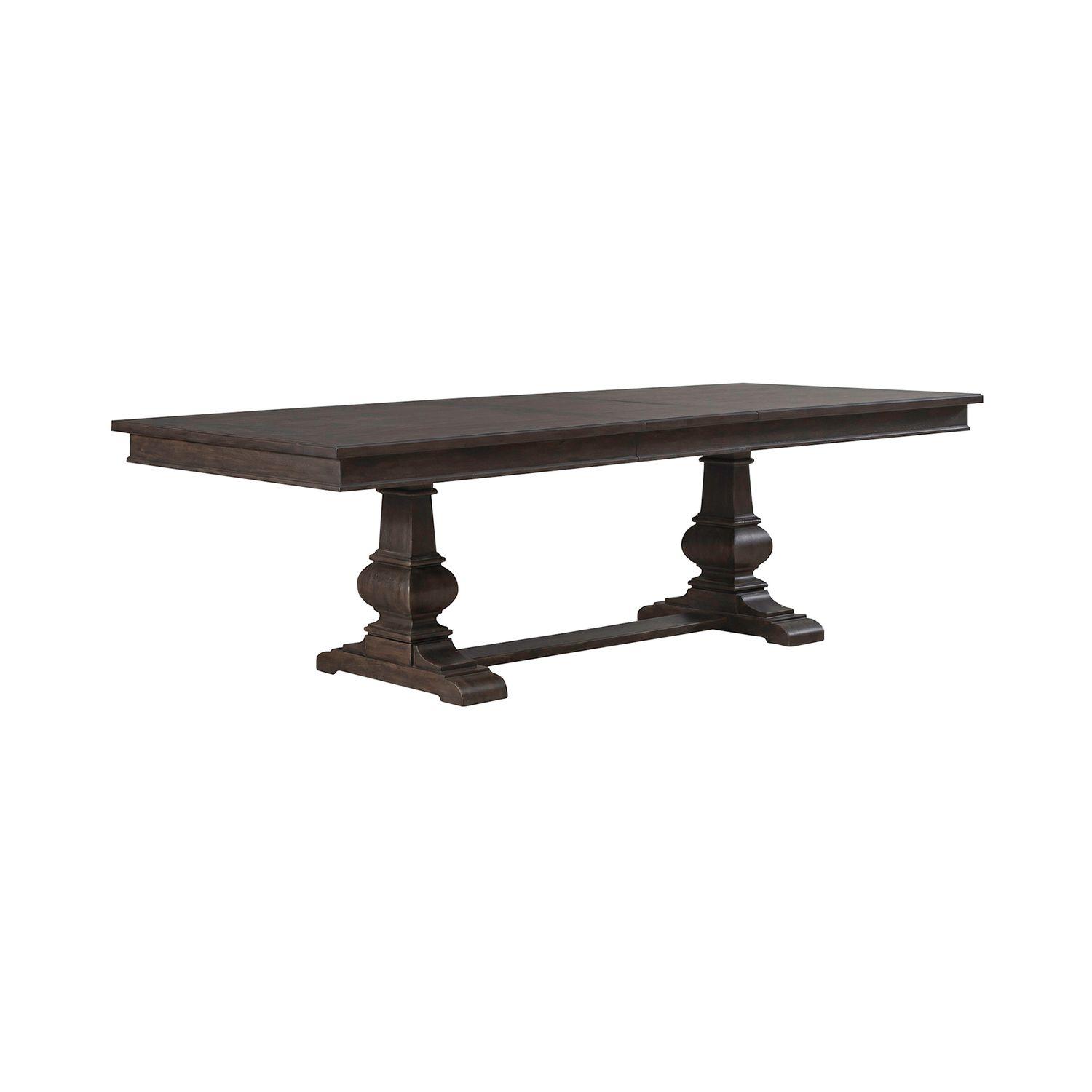 Transitional Rectangle dining table Paradise Valley (297-DR) 297-DR-TRS in Brown 