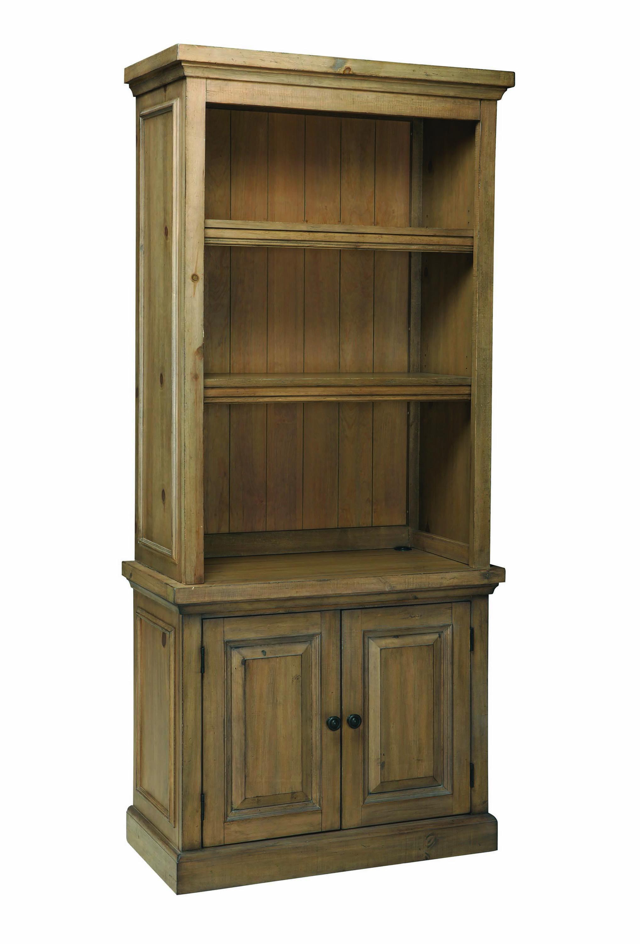 Transitional Bookcase Florence 801645 in Brown 