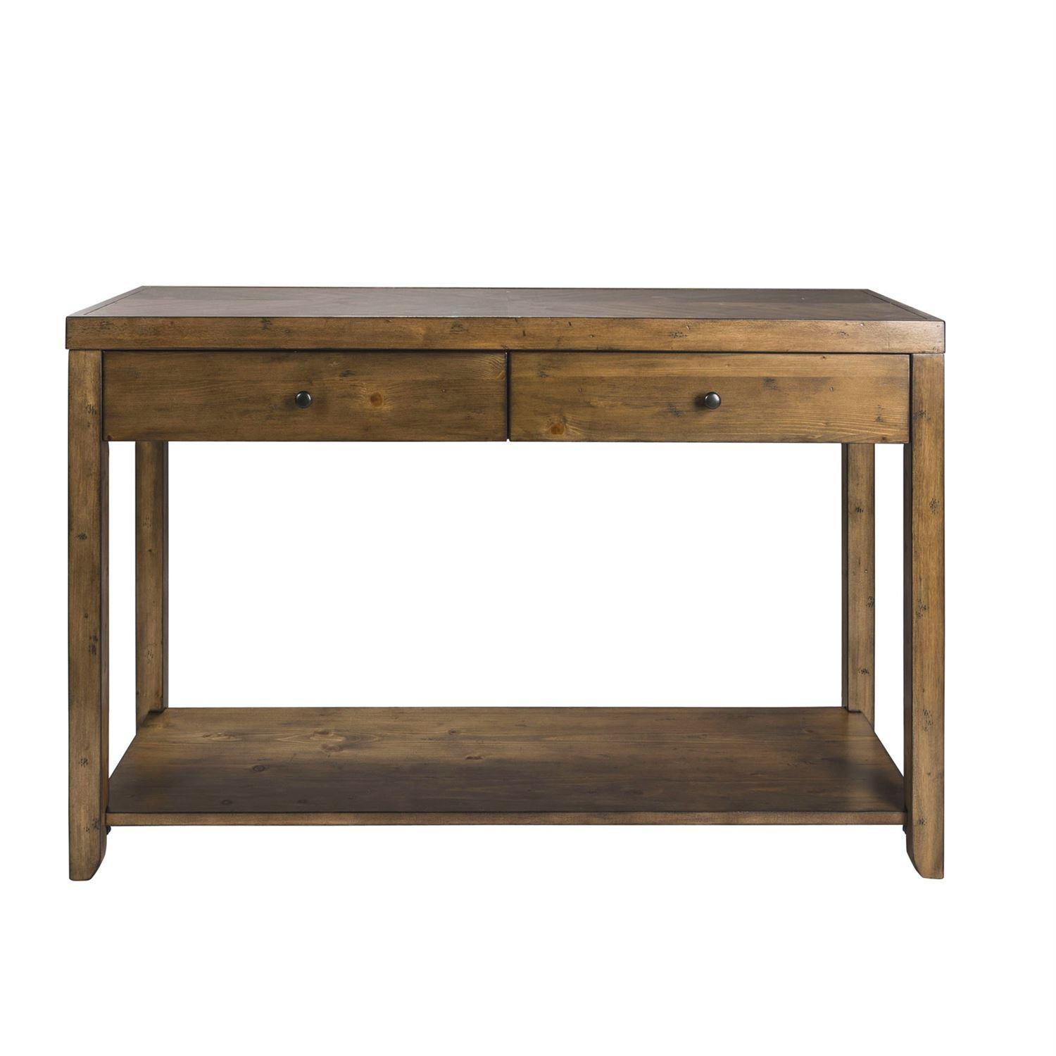 

    
Transitional Brown Wood Console Table Mitchell (58-OT) Liberty Furniture
