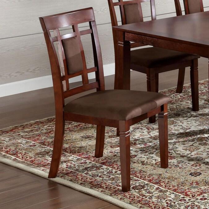 

                    
Furniture of America MONTCLAIR CM3930T-7PK Dining Table Set Dark Cherry Microfiber Purchase 
