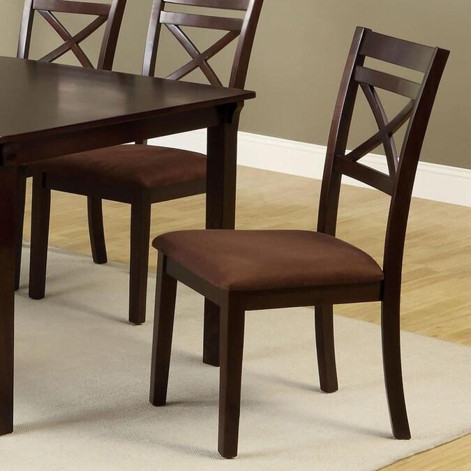 

                    
Furniture of America WESTON CM3400T-7PK Dining Table Set Espresso Microfiber Purchase 
