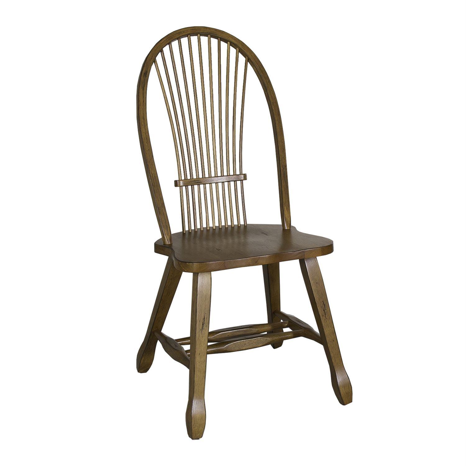 Transitional Dining Side Chair Treasures  (17-CD) Dining Side Chair 17-C1032-2PC in Oak Lacquer