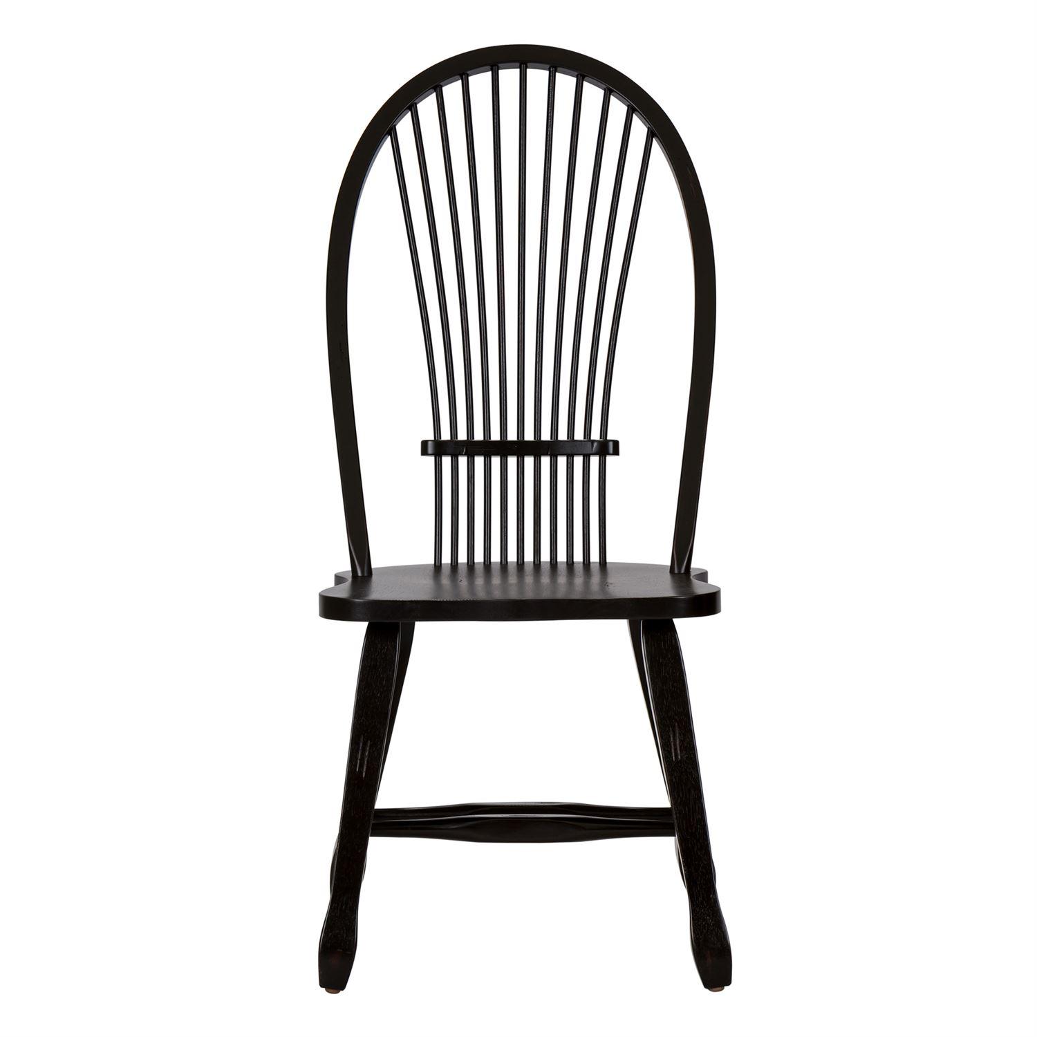 

    
Black Rustic Oak Finish Dining Side Chair 17-C4032 Liberty Furniture
