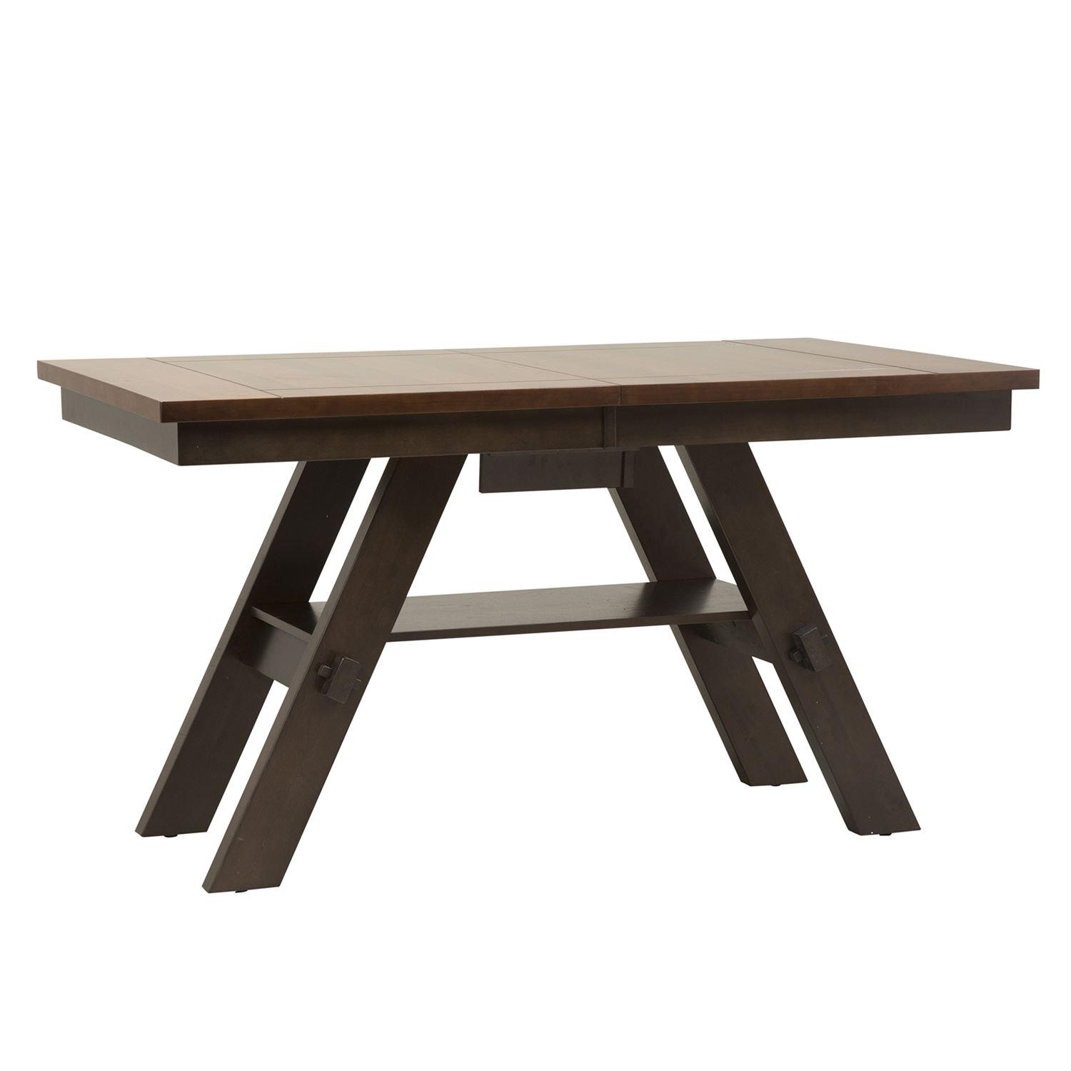 Transitional Counter Table Lawson  (116-CD) Dining Table 116-CD-GTS in Brown Lacquer