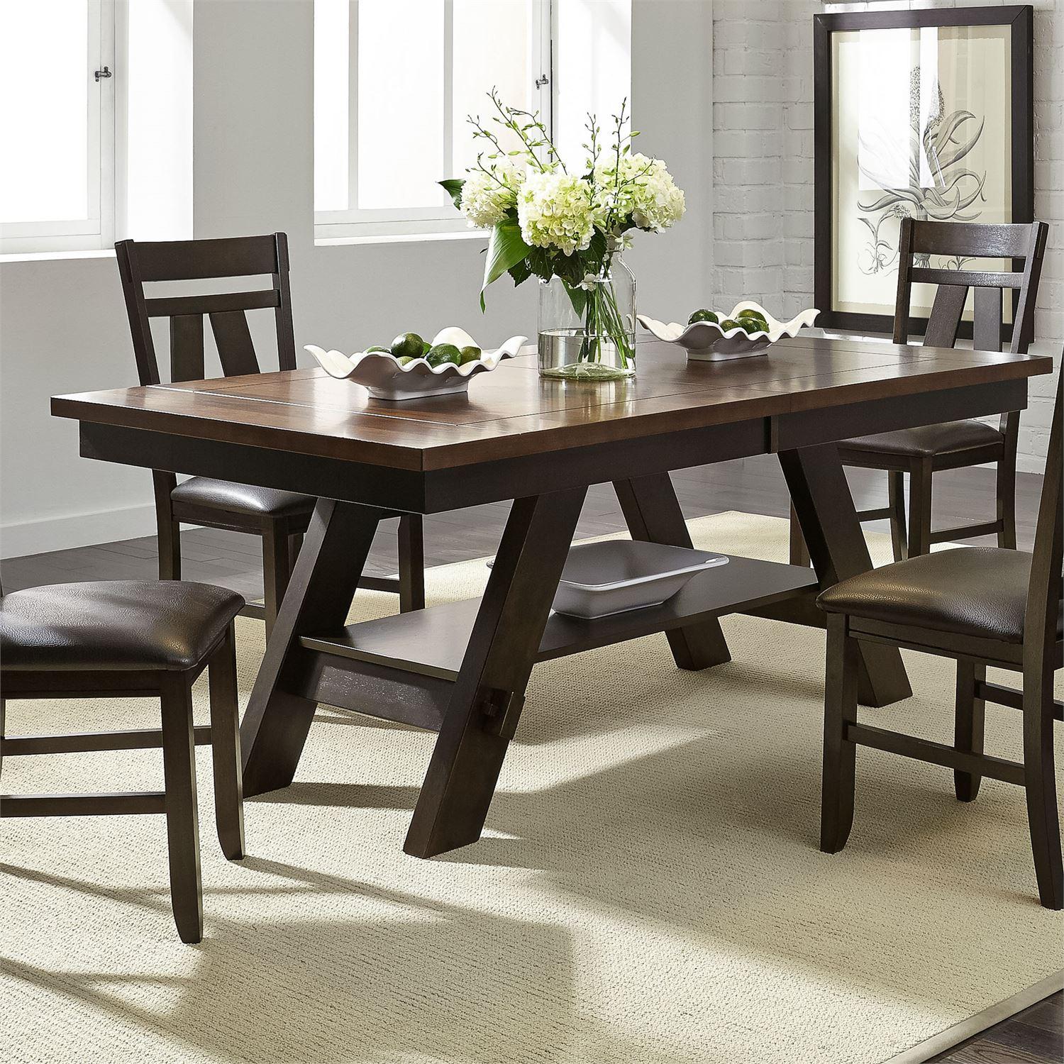 

    
116-CD-RLS Dark Espresso Finish Wood Rectangular Dining Table Lawson 116-CD-RLS Liberty Furniture

