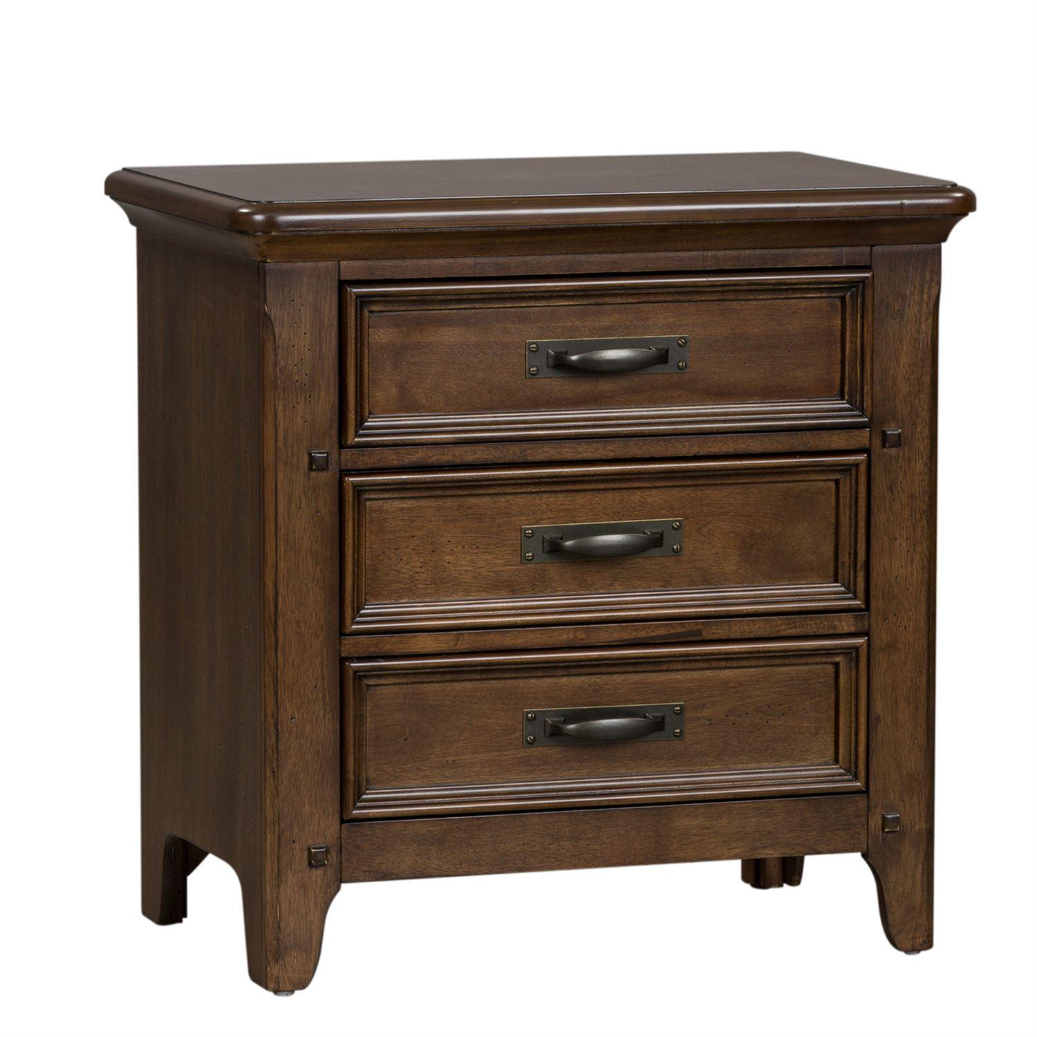 

    
Liberty Furniture Saddlebrook  (184-BR) Nightstand Nightstand Brown 184-BR61
