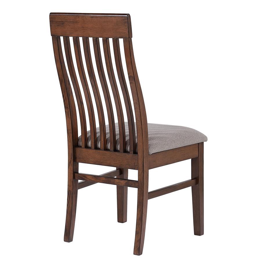 

                    
Buy Transitional Brown Wood Side Chair Set 2PCS Coaster Briarwood 182992
