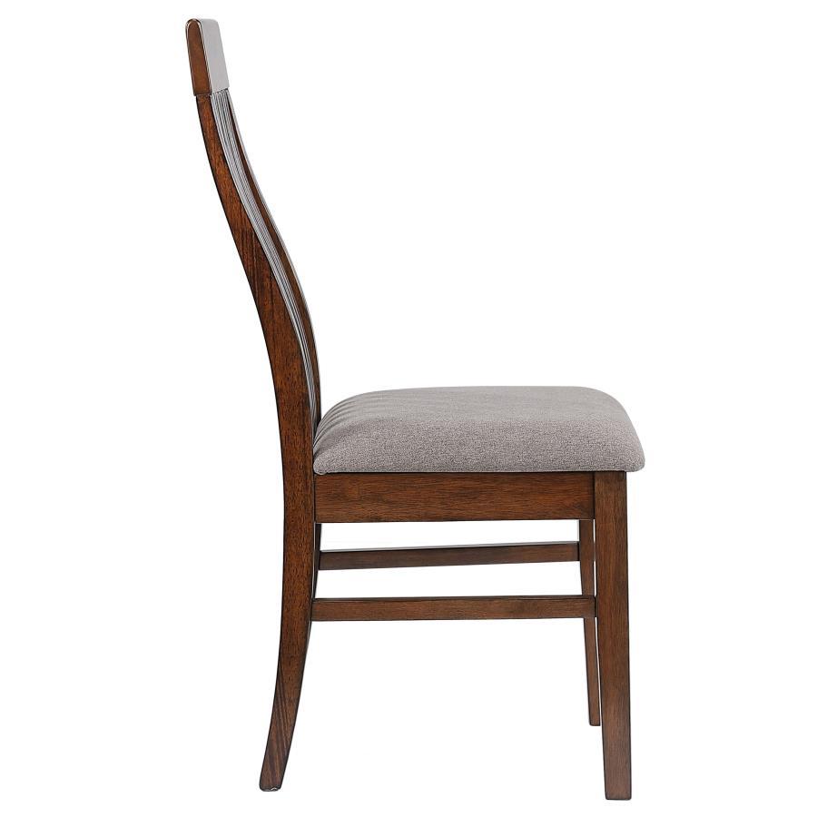 

    
 Order  Transitional Brown Wood Side Chair Set 2PCS Coaster Briarwood 182992
