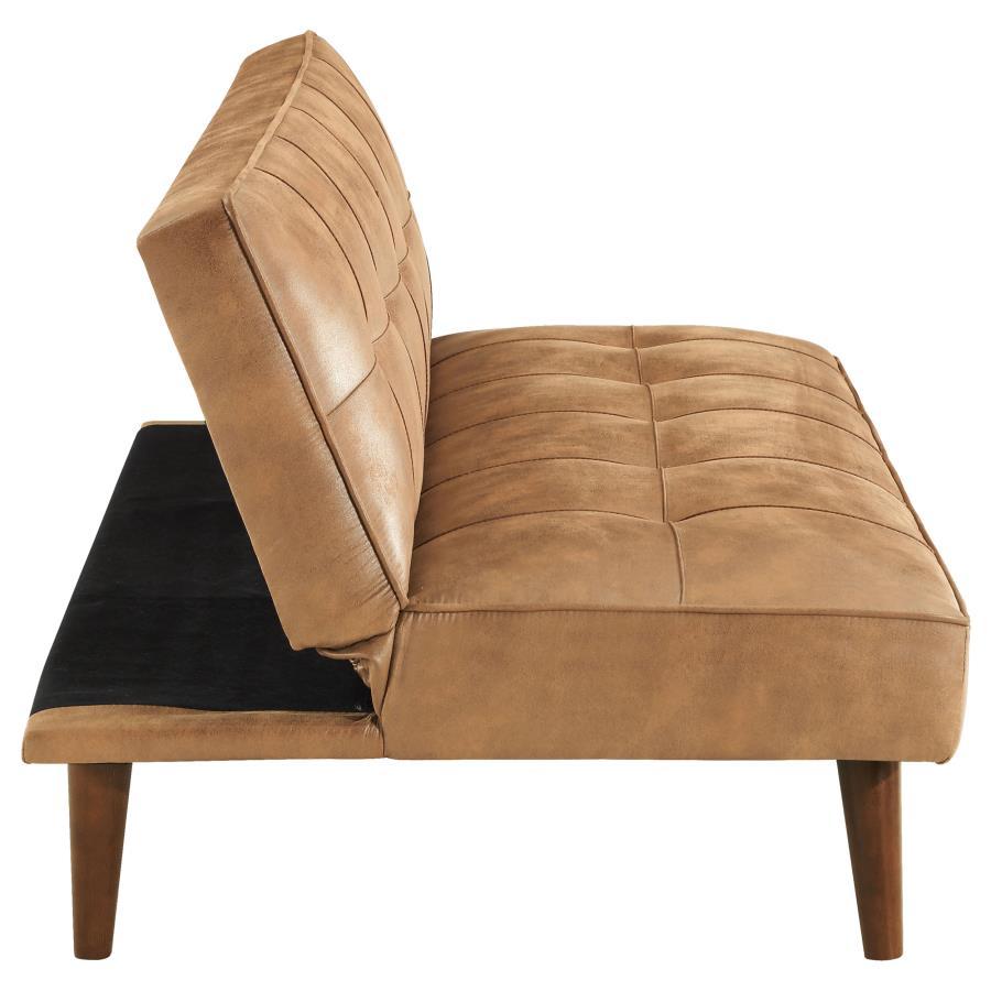 

    
 Shop  Transitional Brown Wood Sofa Bed Coaster Jenson 360234
