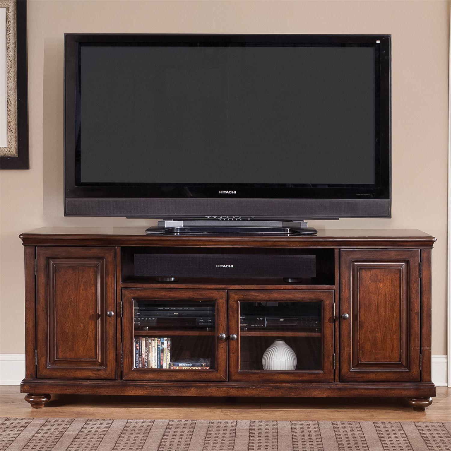 

    
Hardwood Solids & Cherry Veneers TV Stand Martinique (389V-TV) Liberty Furniture
