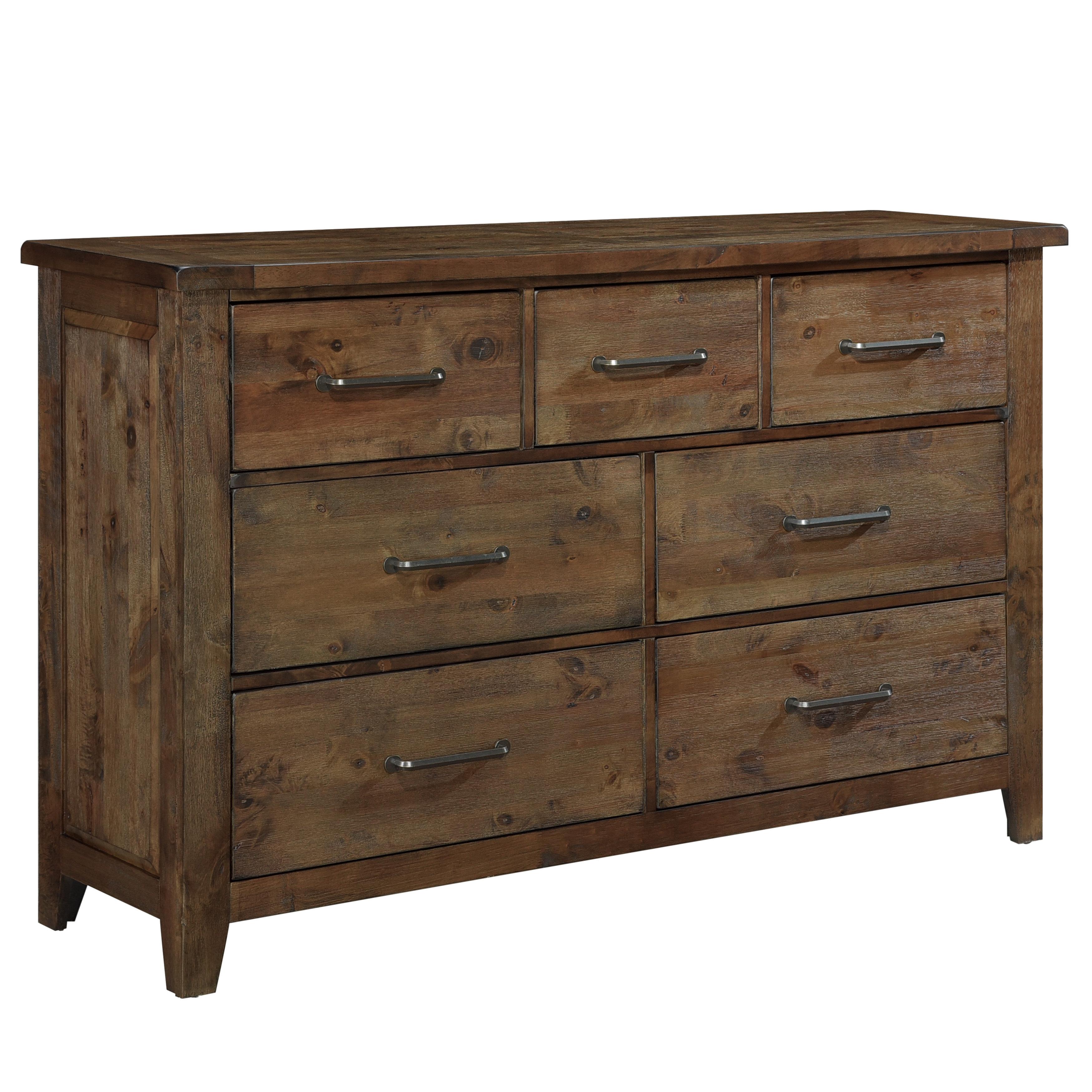 

    
Transitional Burnished Brown Solid Rubberwood Dresser w/Mirror Homelegance 1957-5*6 Jerrick
