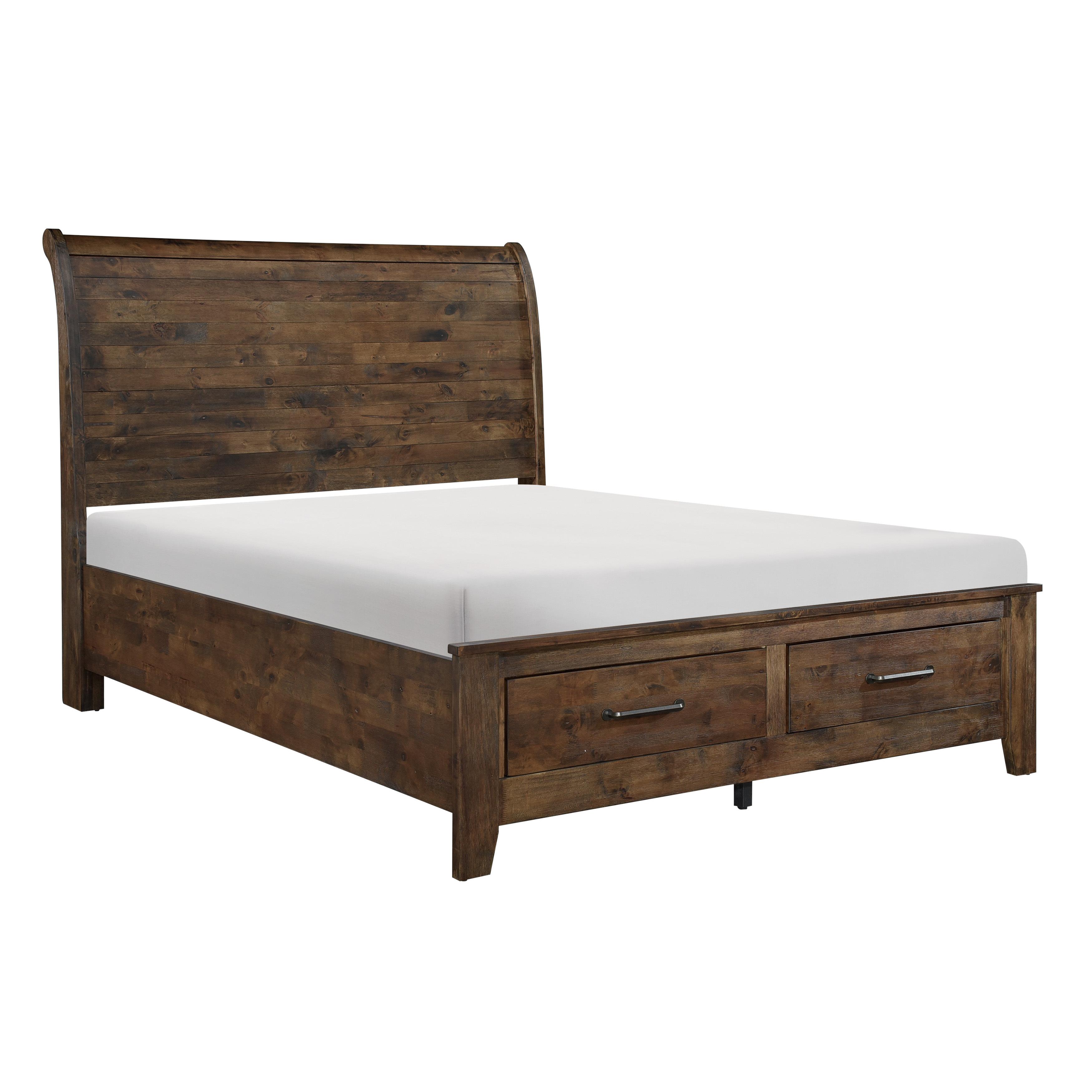 Transitional Bed 1957-1* Jerrick 1957-1* in Brown 
