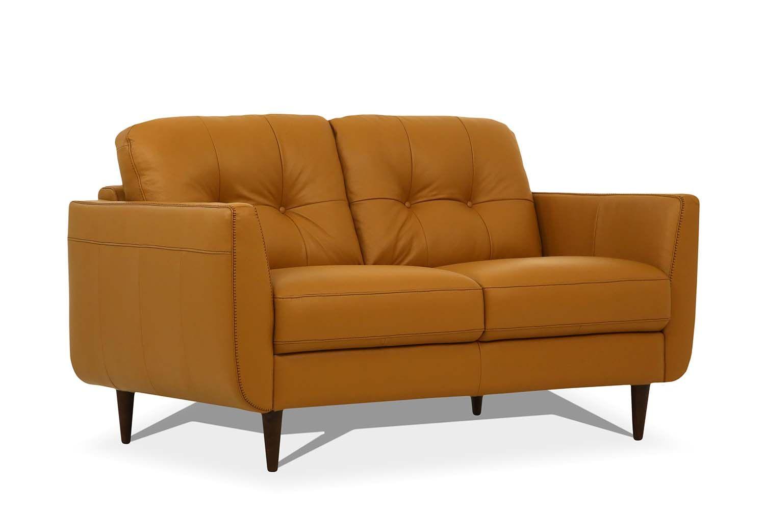 

    
Acme Furniture Radwan Sofa and Loveseat Set Camel 54955-2pcs
