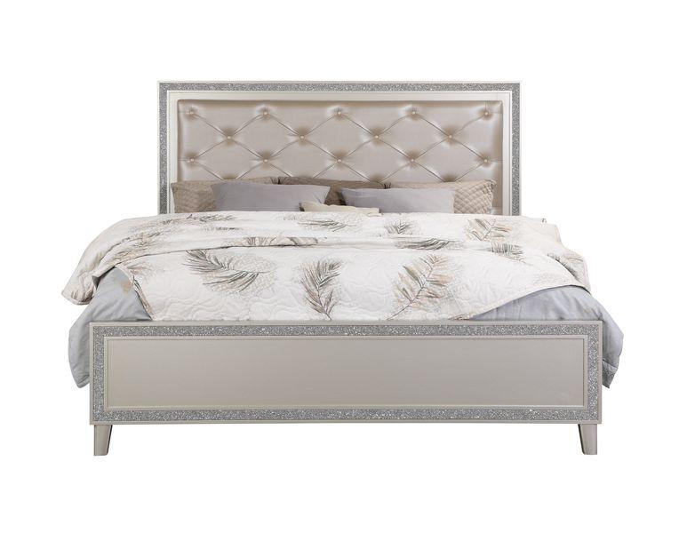 

    
Transitional Champagne Finish Queen Bed by Acme Sliverfluff BD00239Q
