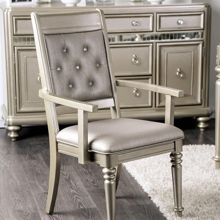 

    
Transitional Champagne Leatherette Arm Chair Set 2pcs Furniture of America CM3239AC-2PK Xandra
