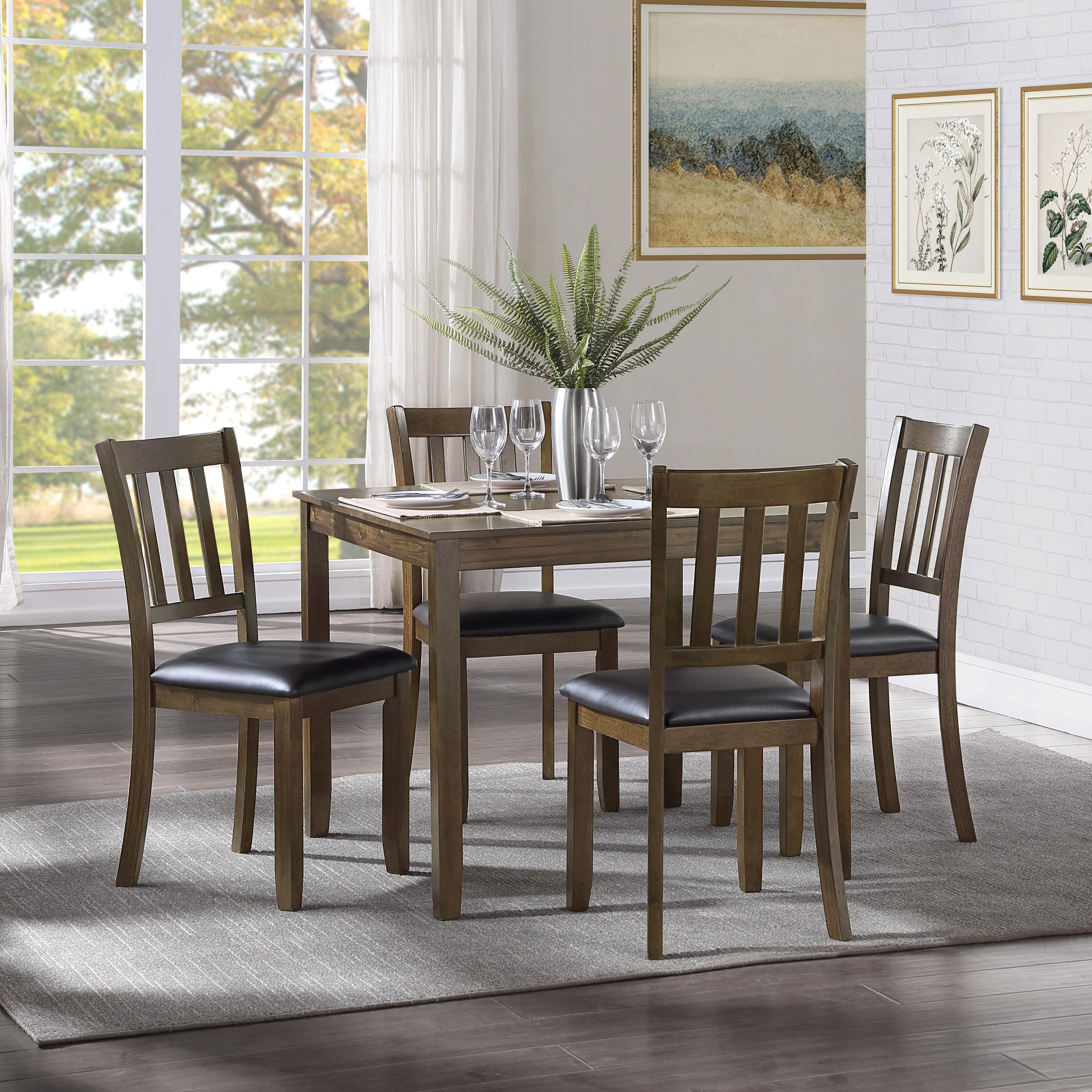 

    
5839CH-5P Transitional Charcoal Brown Wood Dining Room Set 5pcs Homelegance 5839CH-5P Faust
