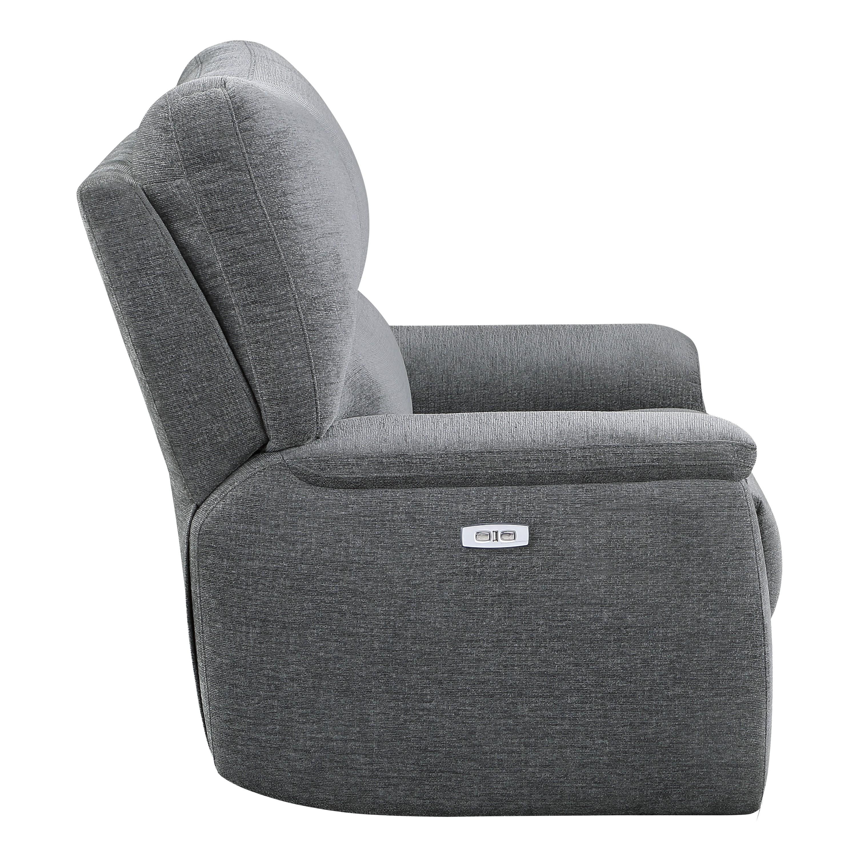 

                    
Homelegance 9413CC-1PWH Dickinson Power Reclining Chair Charcoal Chenille Purchase 
