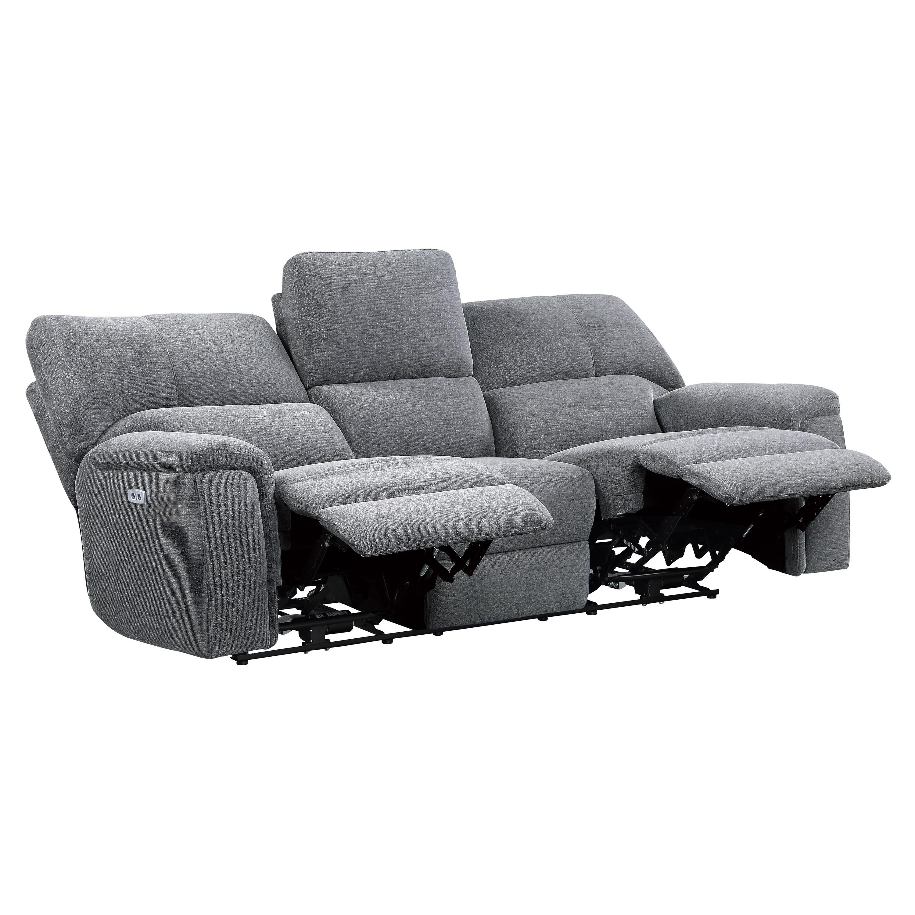 

                    
Homelegance 9413CC-PWH-3PC Dickinson Power Reclining Sofa Set Charcoal Chenille Purchase 
