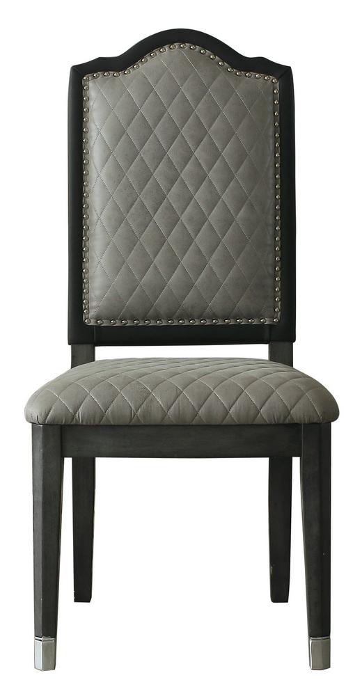

                    
Acme Furniture House Beatrice Dining Room Set Charcoal Fabric Purchase 
