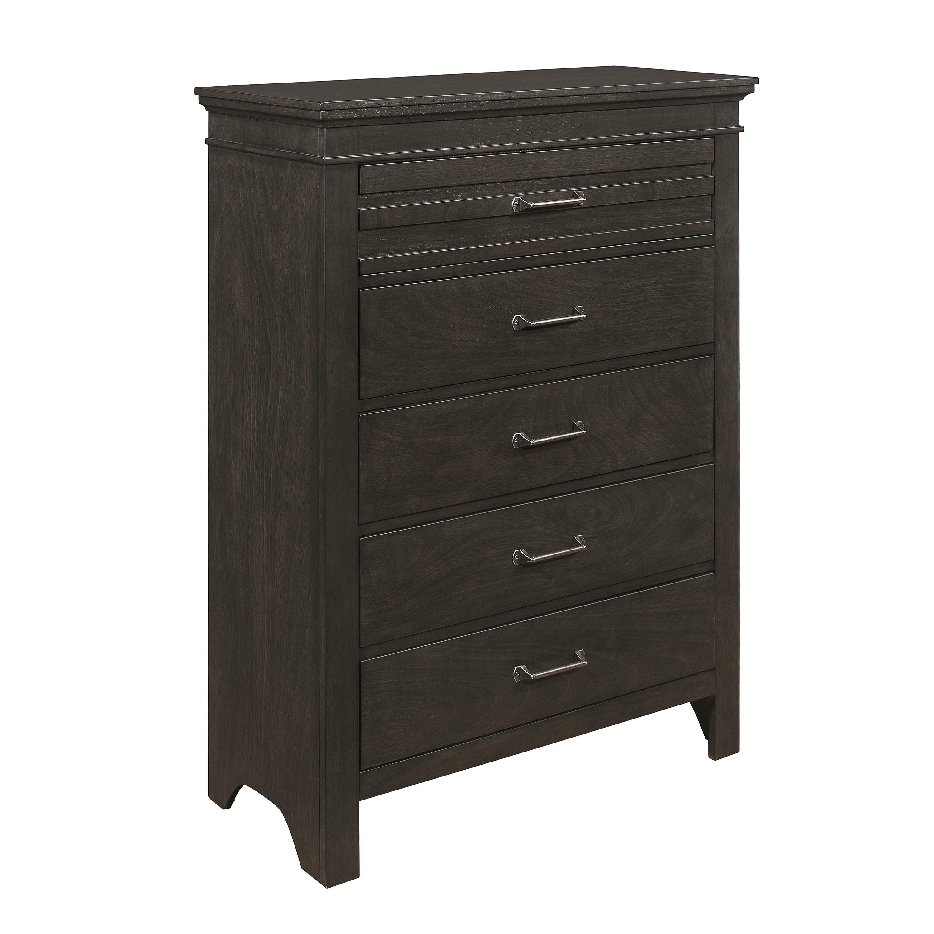 

    
Transitional Charcoal Gray Wood Chest Homelegance 1675-9 Blaire Farm
