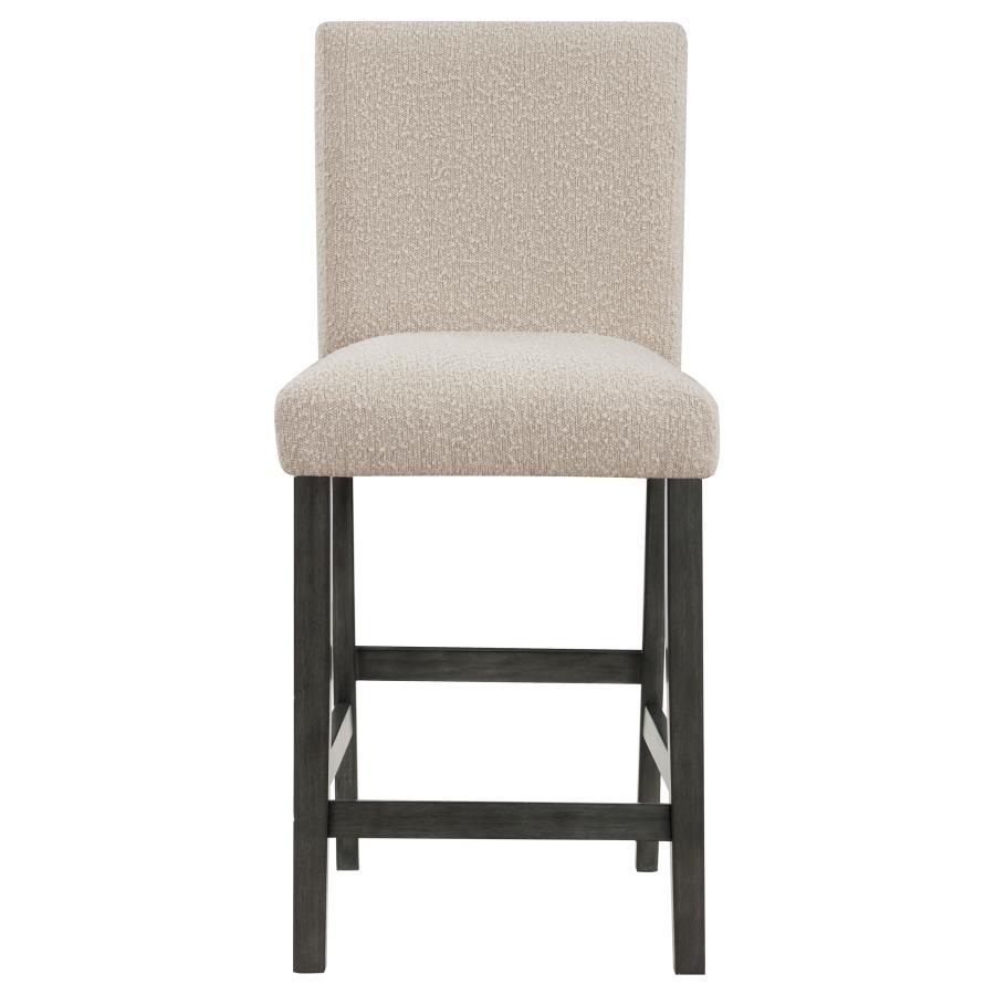 

                    
Coaster Alba Counter Height Chair Set 2PCS 123129-2PCS Counter Height Chair Set Charcoal Grey/Beige Boucle Fabric Purchase 
